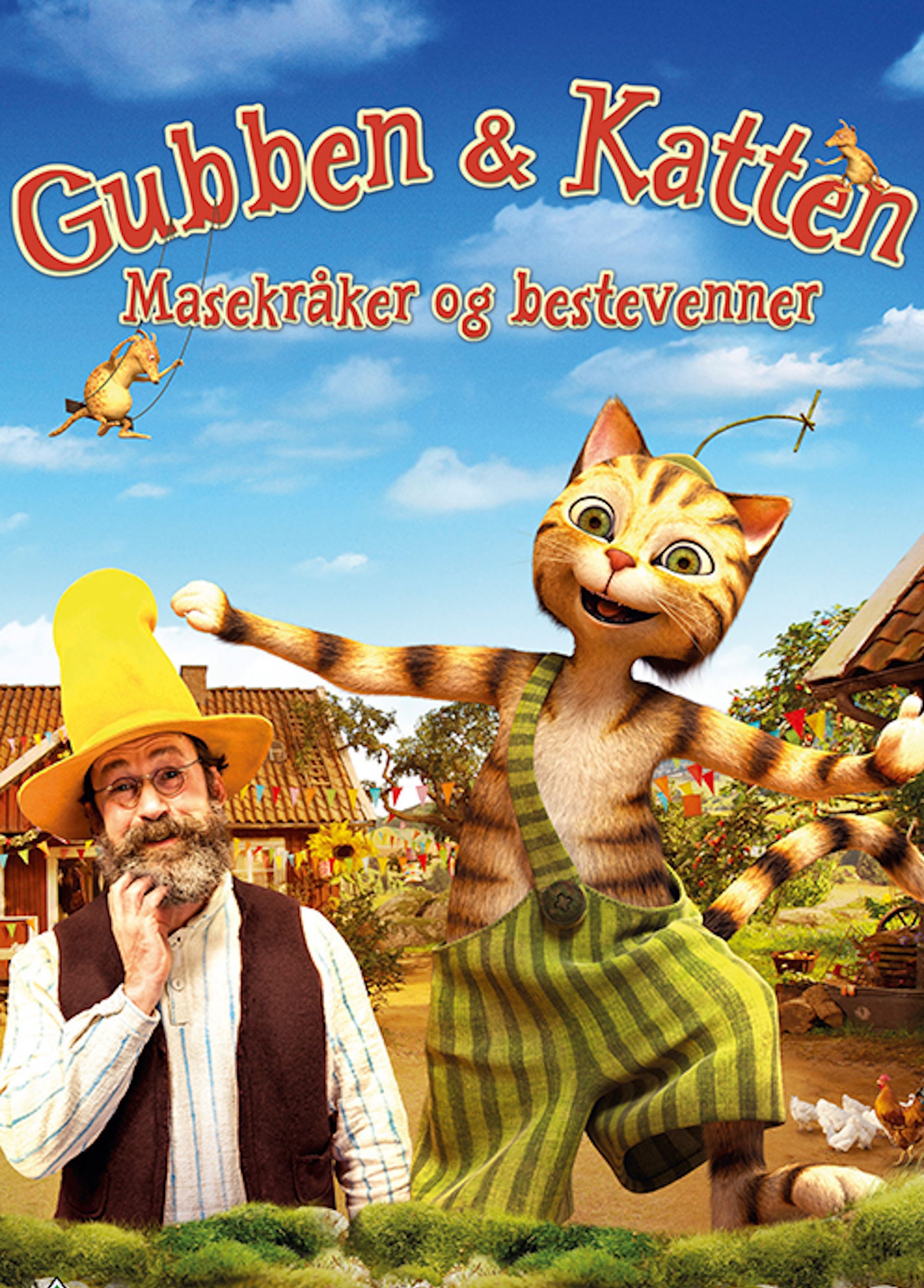 Beskrivende bilde relatert til innholdet i filmen "Gubben og Katten: Masekråker og bestevenner"