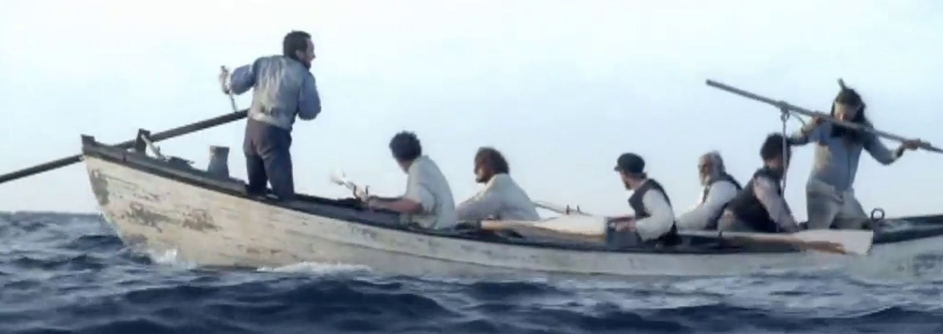 Beskrivende bilde relatert til innholdet i filmen "Moby Dick"