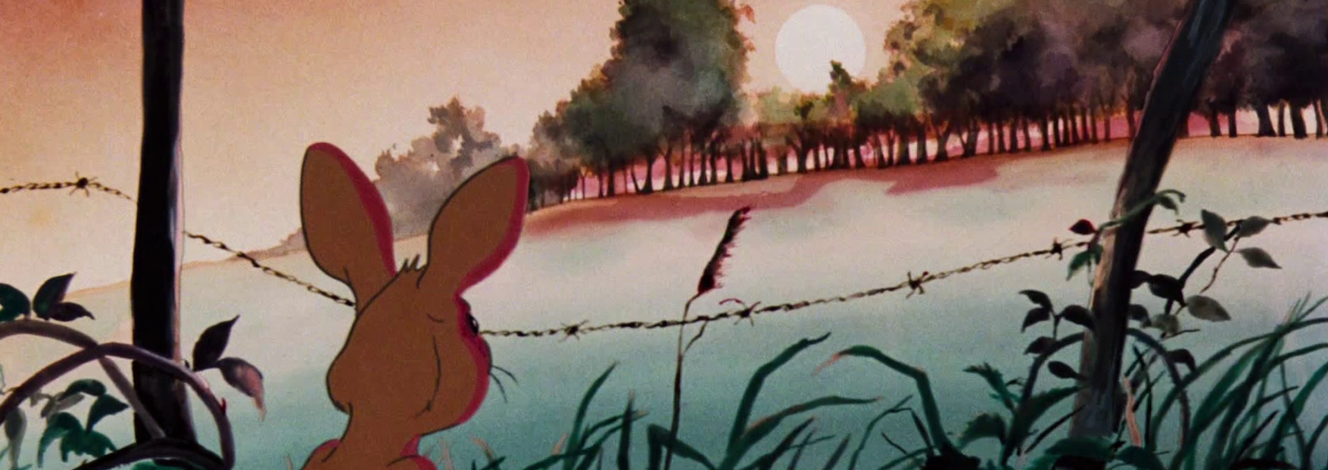 Beskrivende bilde relatert til innholdet i filmen "Watership Down"