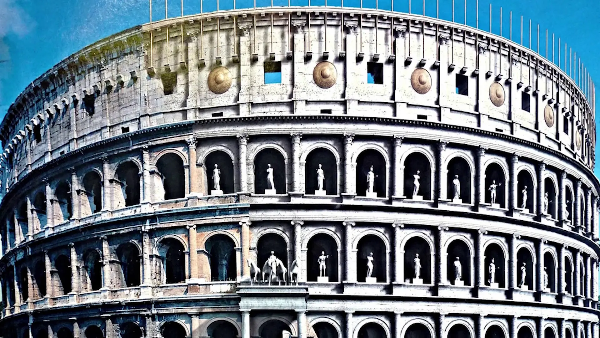 Beskrivende bilde relatert til innholdet i filmen "Verdens 7 nye underverker - Colosseum"