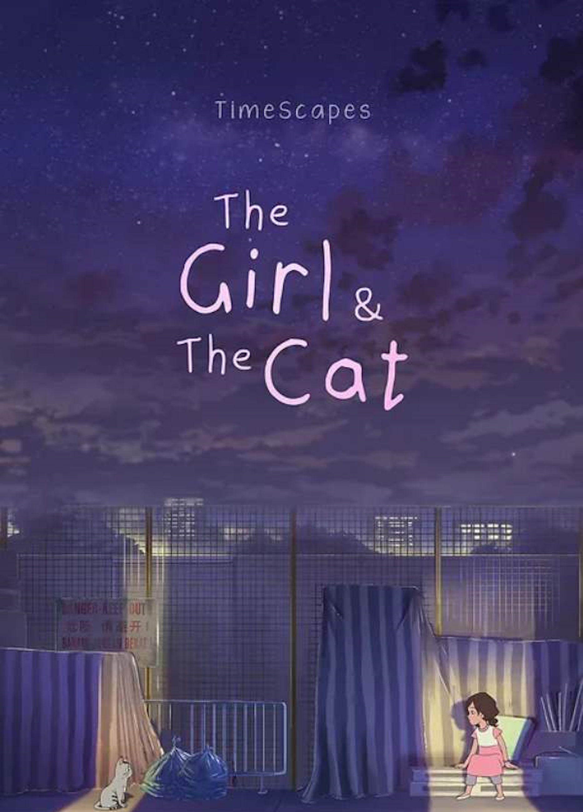 Beskrivende bilde relatert til innholdet i filmen "The Girl and the Cat"