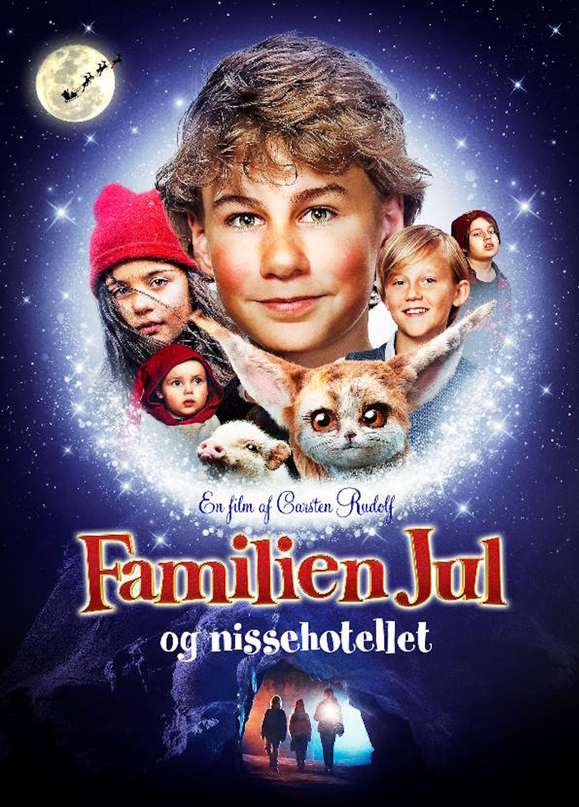 Beskrivende bilde relatert til innholdet i filmen "Familien Jul og nissehotellet"