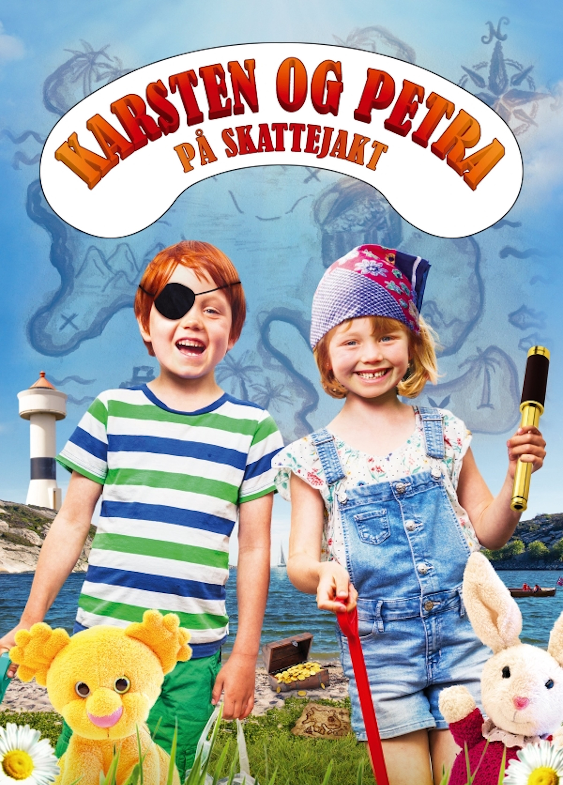 Beskrivende bilde relatert til innholdet i filmen "Karsten og Petra på skattejakt"