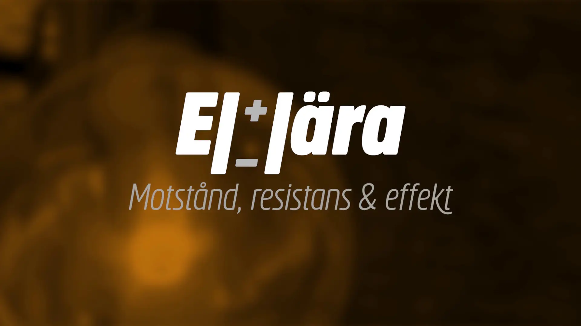Beskrivende bilde relatert til innholdet i filmen "Lær elektrisitet: Motstand, resistans og effekt"