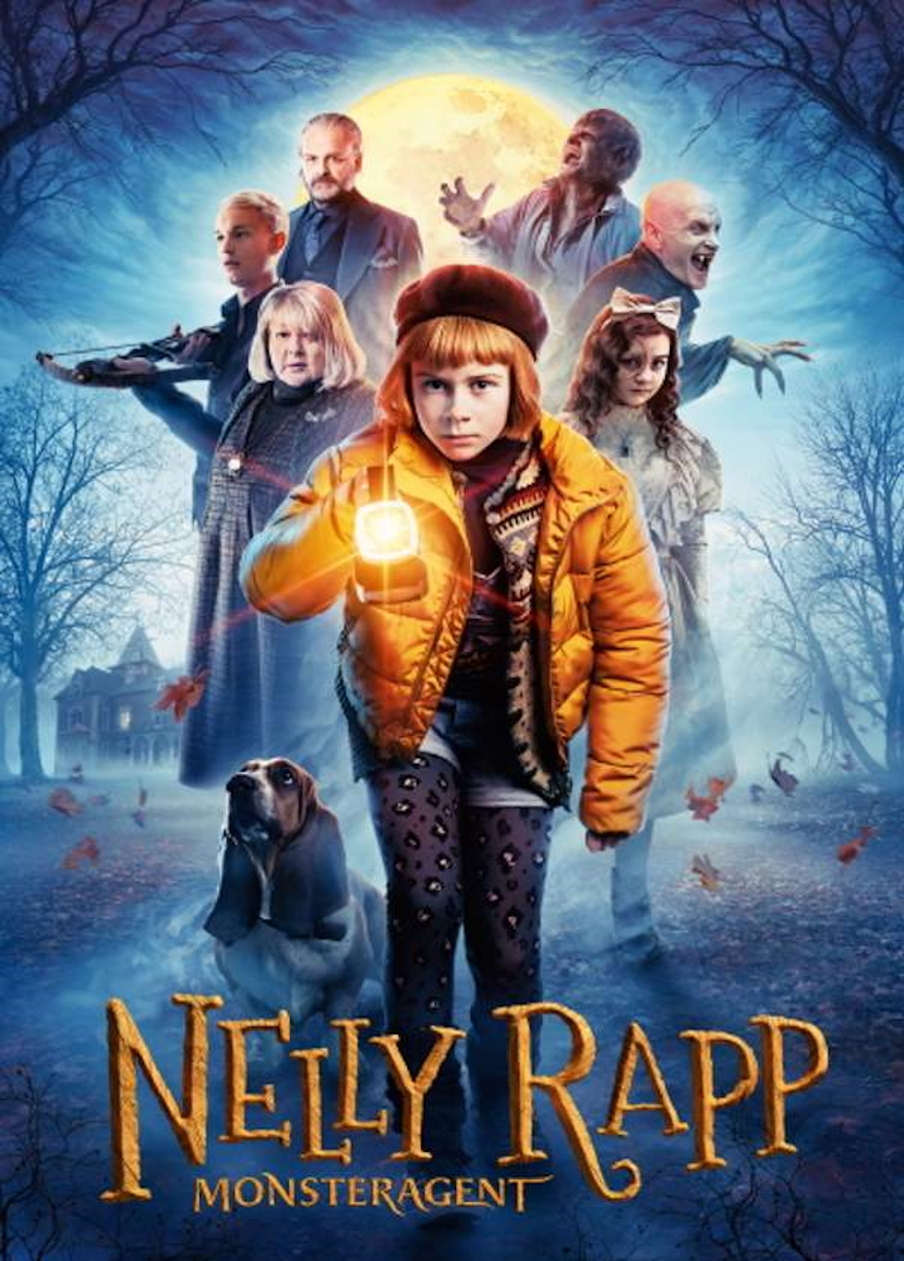 Beskrivende bilde relatert til innholdet i filmen "Nelly Rapp - Monsteragent"
