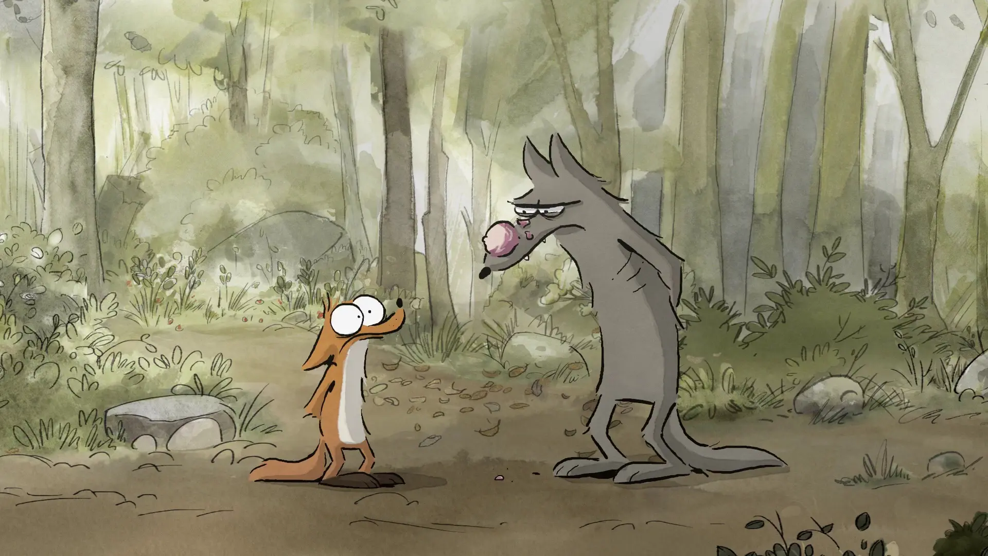 Beskrivende bilde relatert til innholdet i filmen "Den store stygge reven"