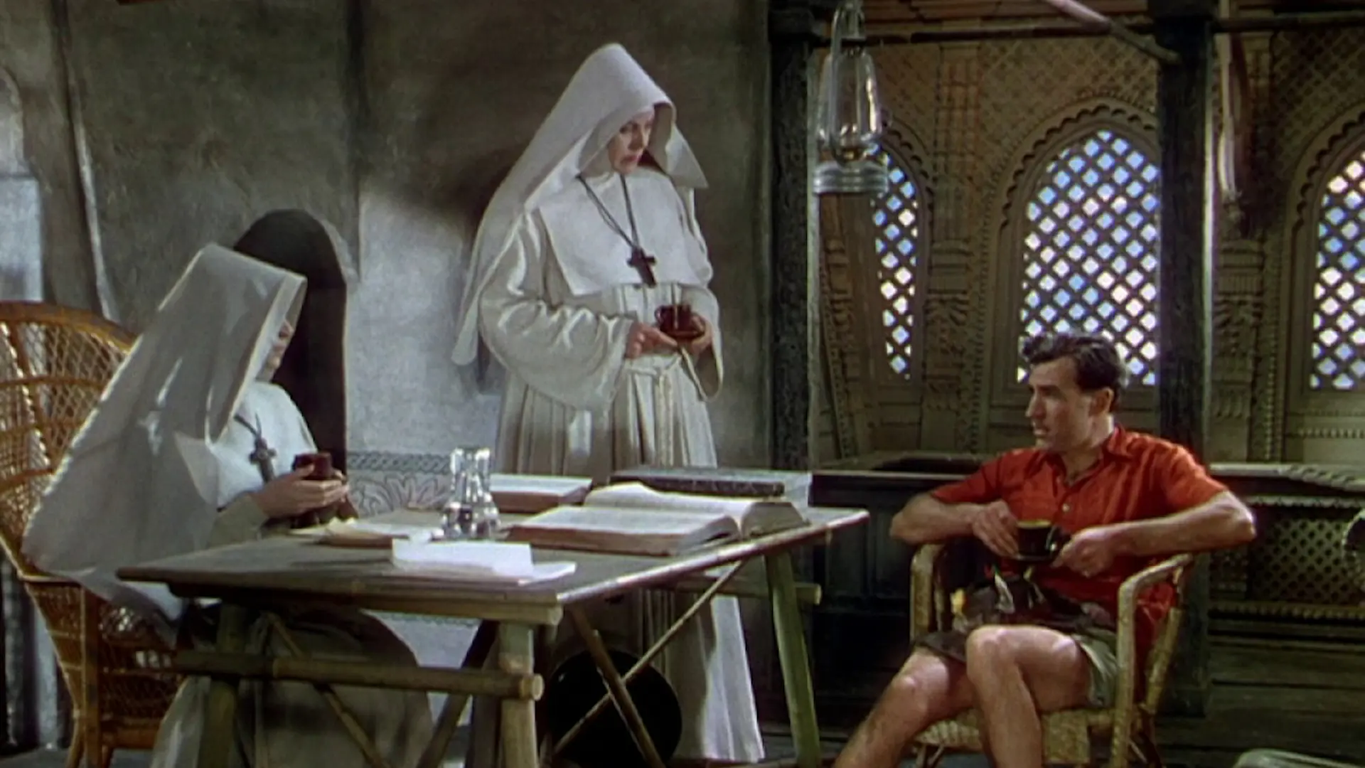 Beskrivende bilde relatert til innholdet i filmen "Black Narcissus"