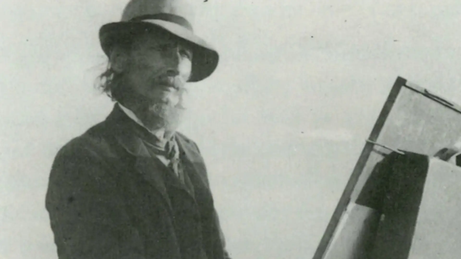 Beskrivende bilde relatert til innholdet i filmen "Møte med lyset : Amaldus Nielsen 1838-1932 : Norges første friluftsmaler"