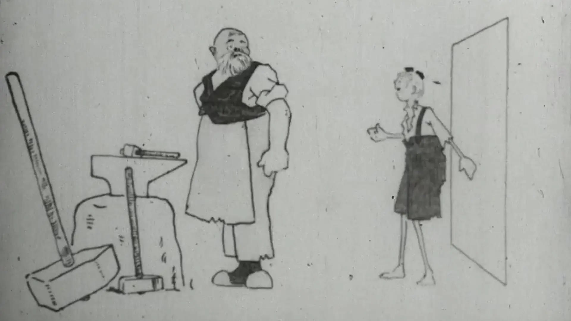 Beskrivende bilde relatert til innholdet i filmen "Fanden i nøtten"
