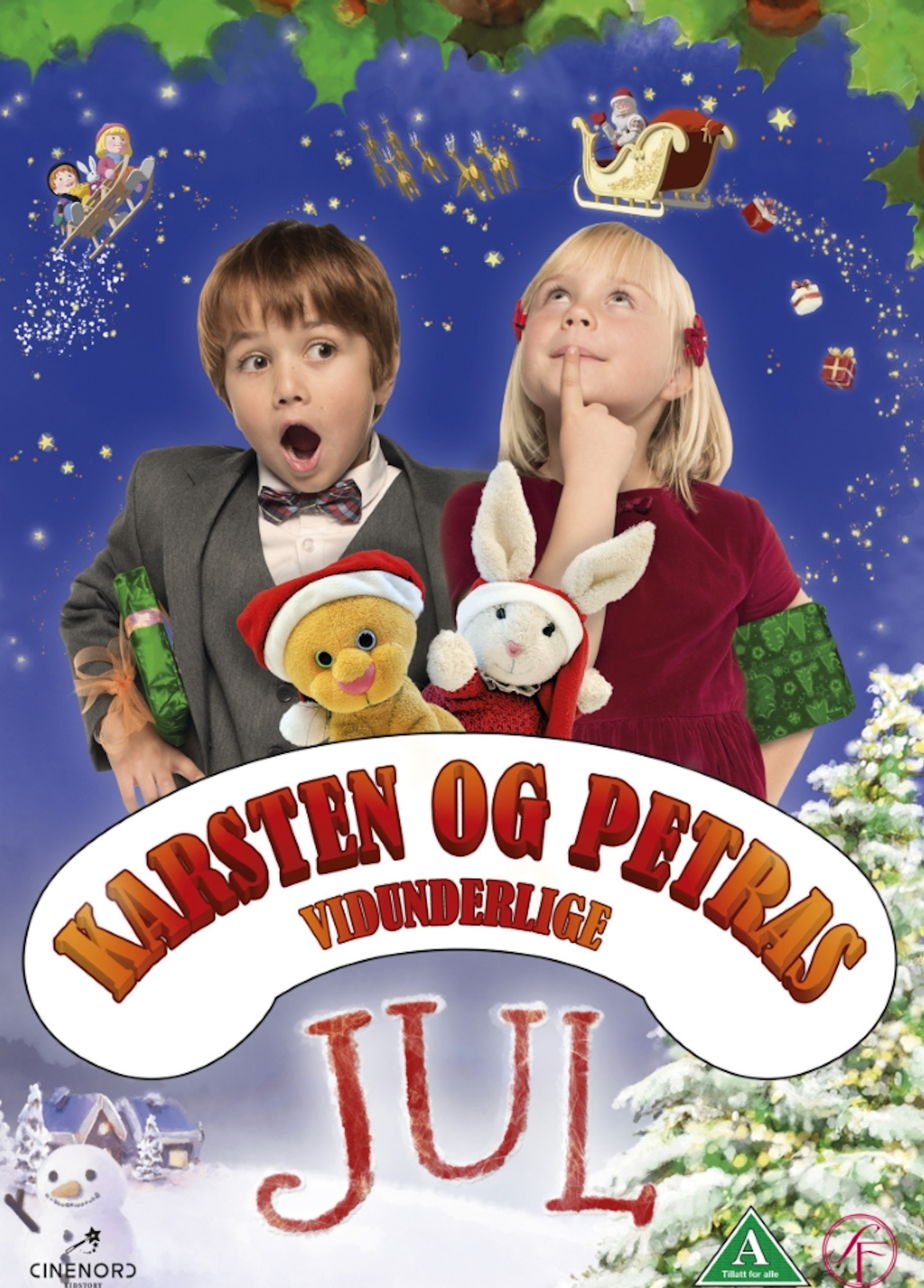 Beskrivende bilde relatert til innholdet i filmen "Karsten og Petras vidunderlige jul"
