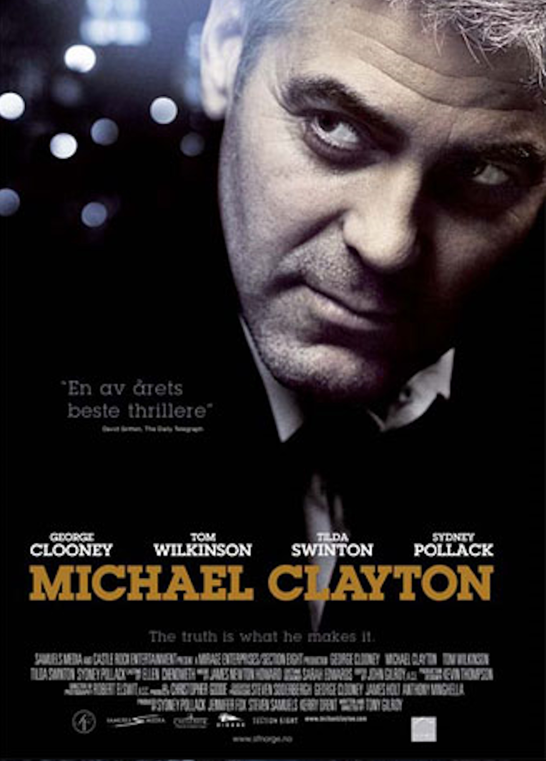 Beskrivende bilde relatert til innholdet i filmen "Michael Clayton"