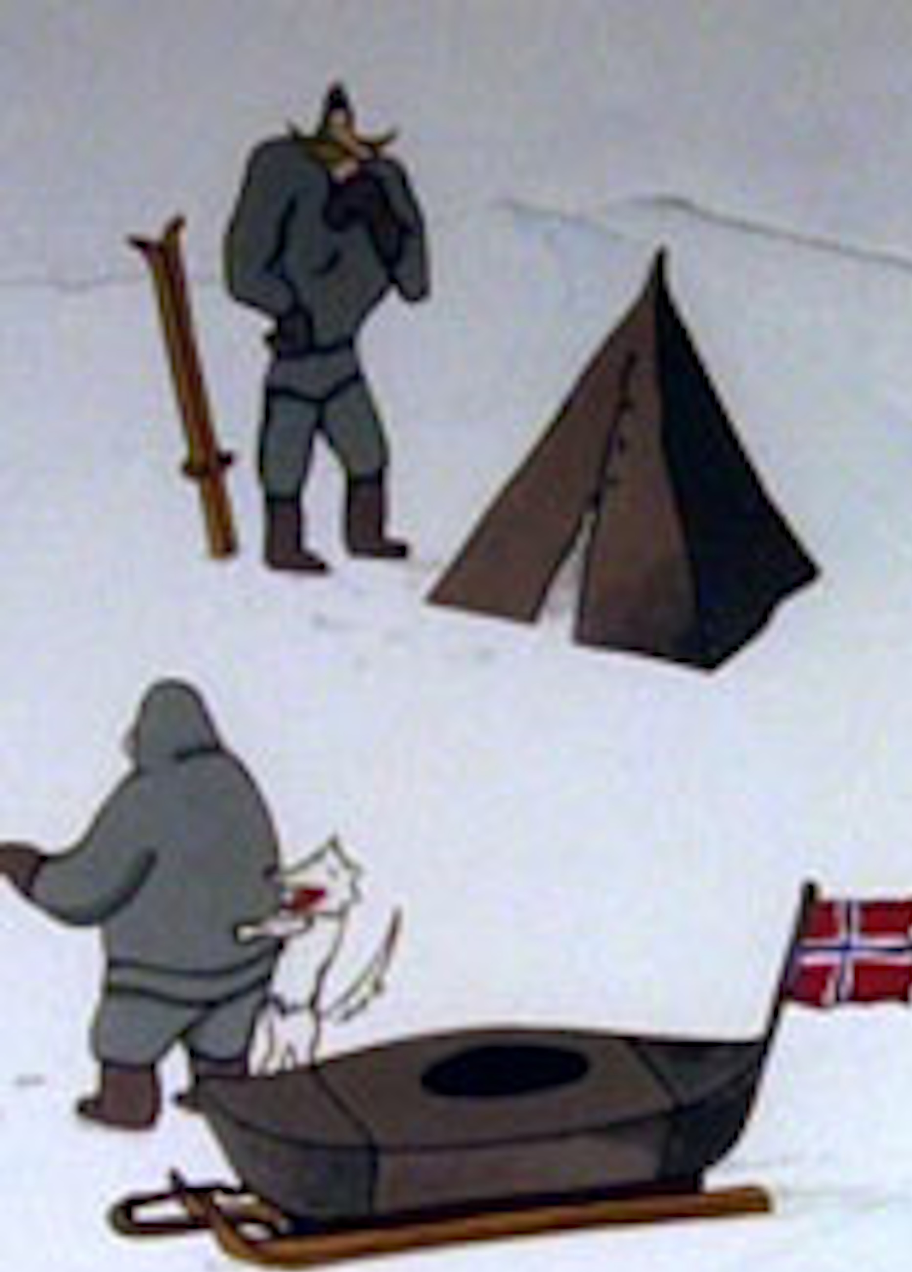 Beskrivende bilde relatert til innholdet i filmen "Turen til Nordpolen"