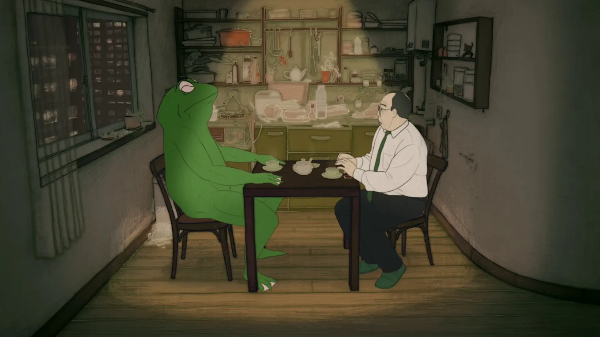 Beskrivende bilde relatert til innholdet i filmen "Blind Willow, Sleeping Woman"