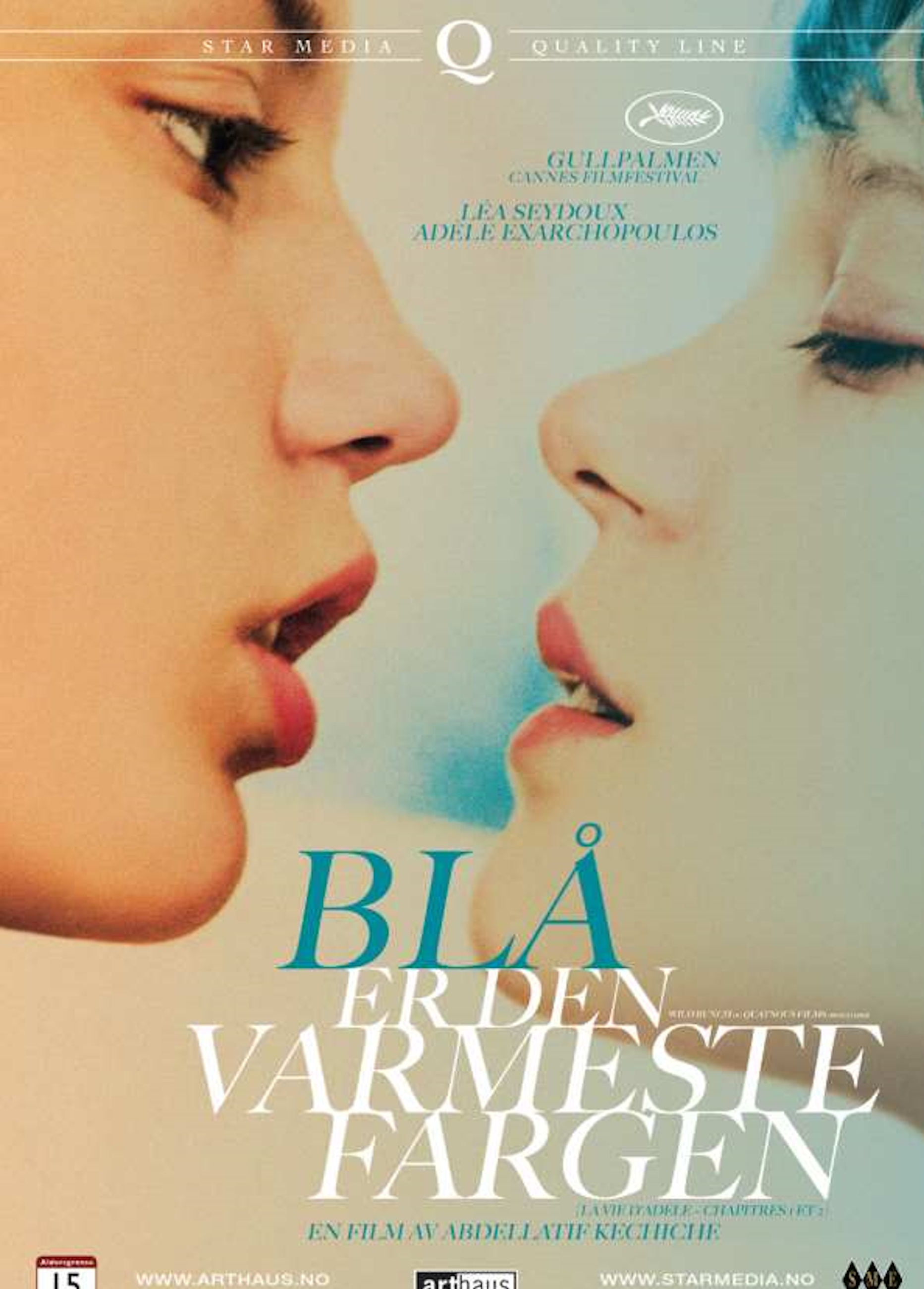 Beskrivende bilde relatert til innholdet i filmen "Blå er den varmeste fargen"