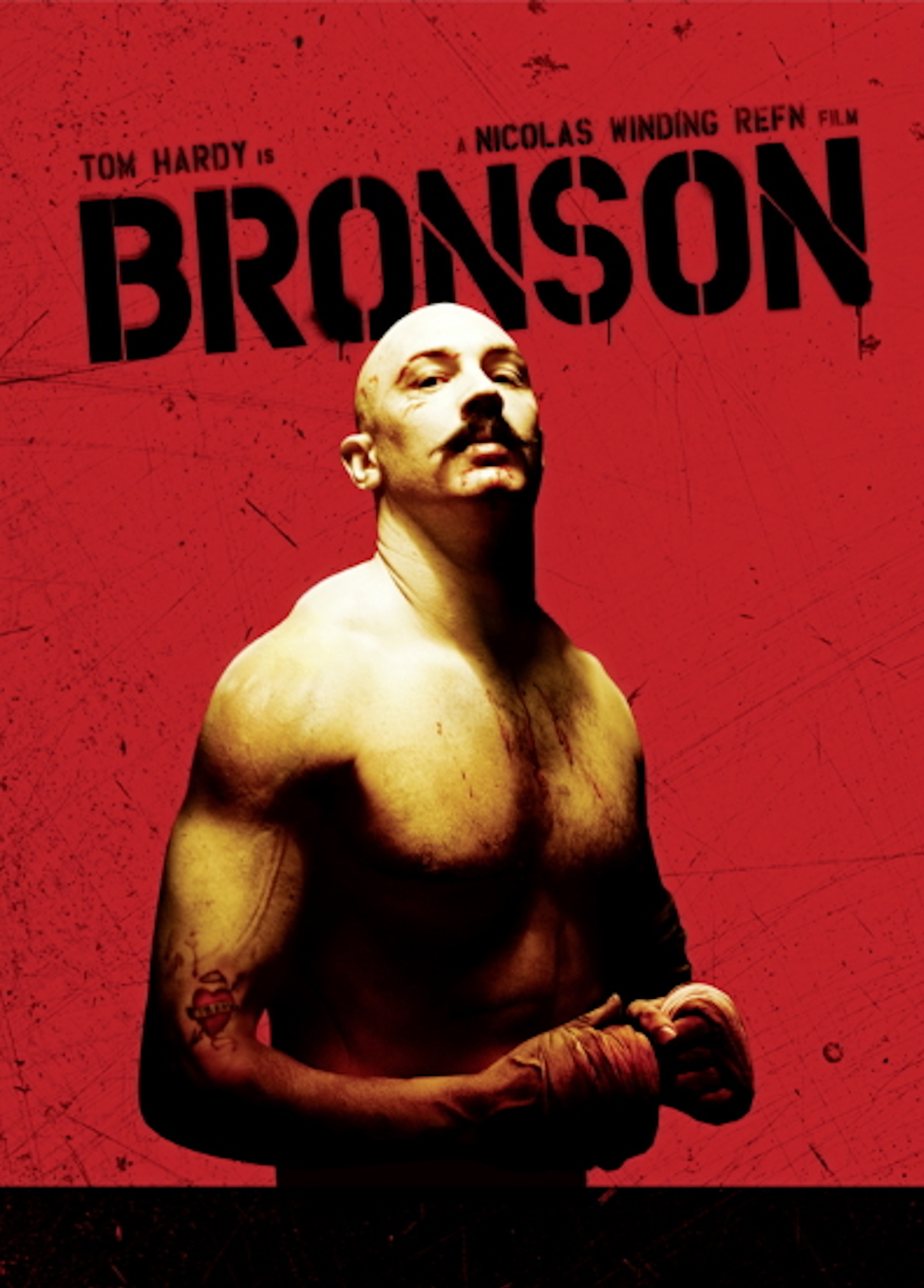 Beskrivende bilde relatert til innholdet i filmen "Bronson"