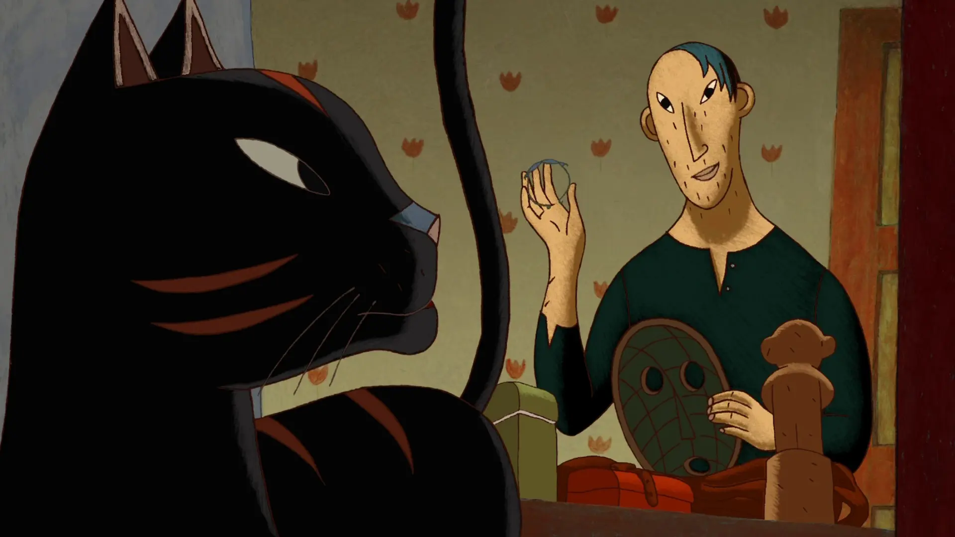 Beskrivende bilde relatert til innholdet i filmen "En katt i Paris"