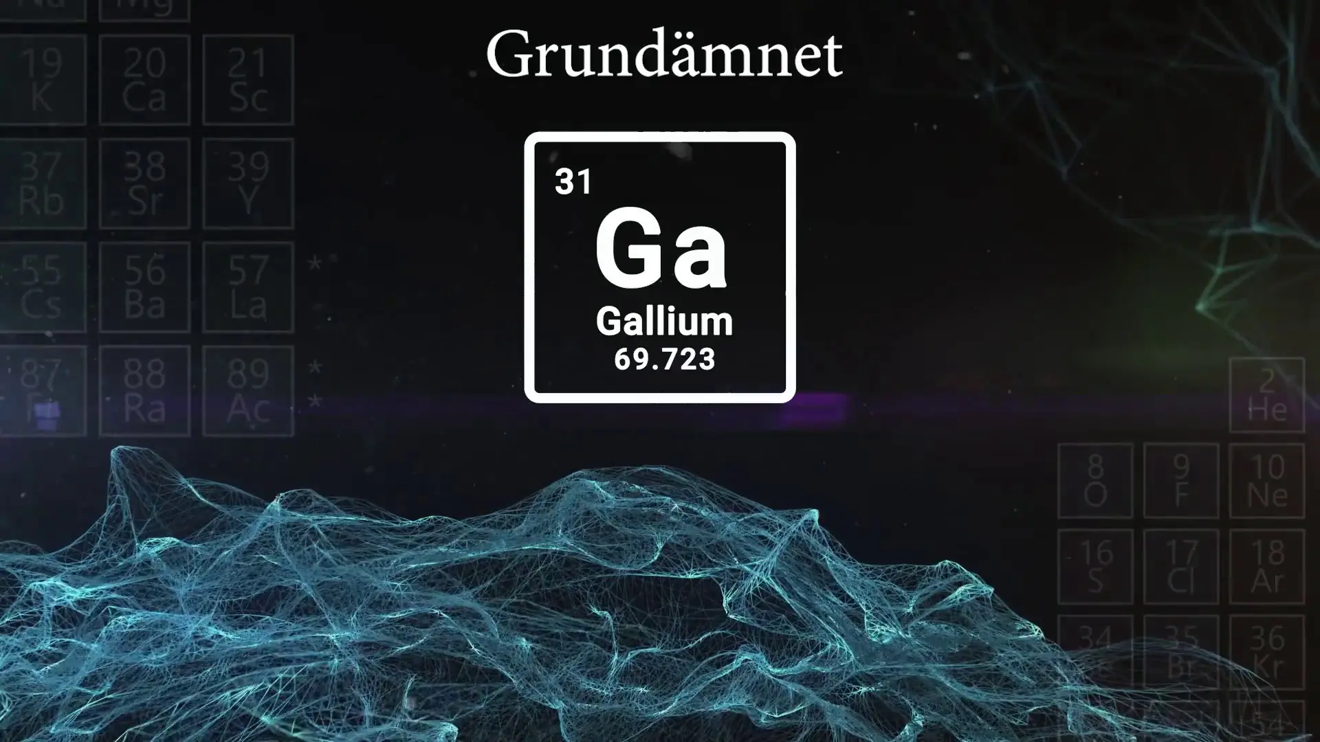 Beskrivende bilde relatert til innholdet i filmen "Grunnstoffet - Gallium"