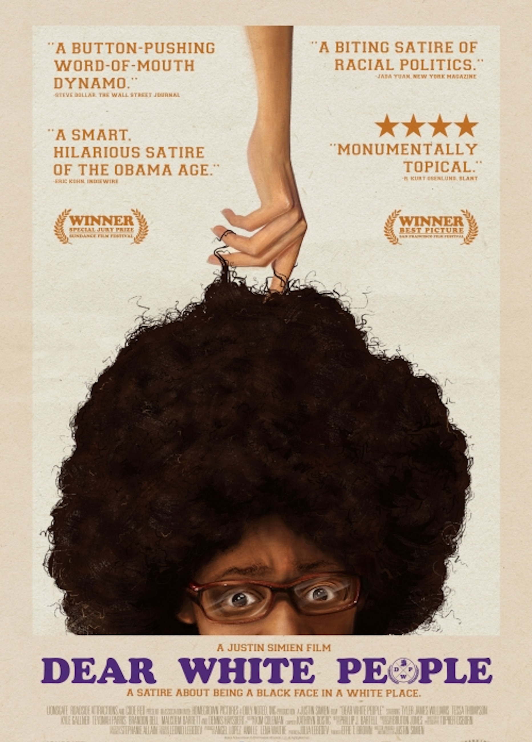 Beskrivende bilde relatert til innholdet i filmen "Dear White People"
