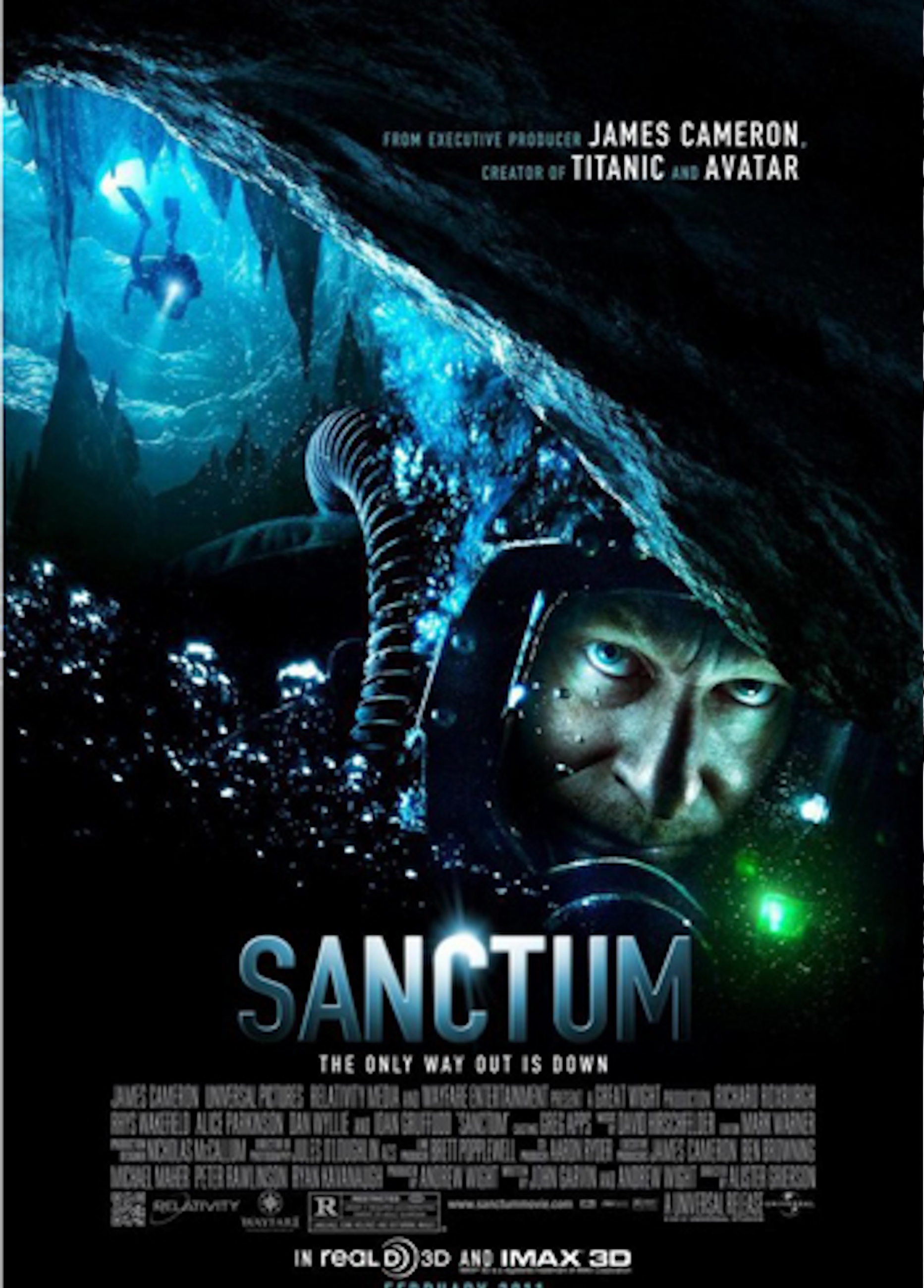 Beskrivende bilde relatert til innholdet i filmen "Sanctum"