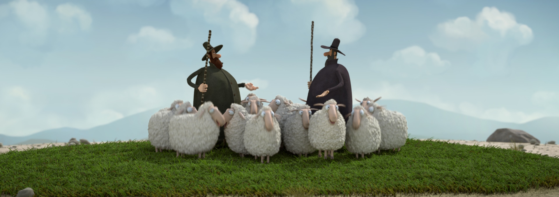 Beskrivende bilde relatert til innholdet i filmen "Oh Sheep!"
