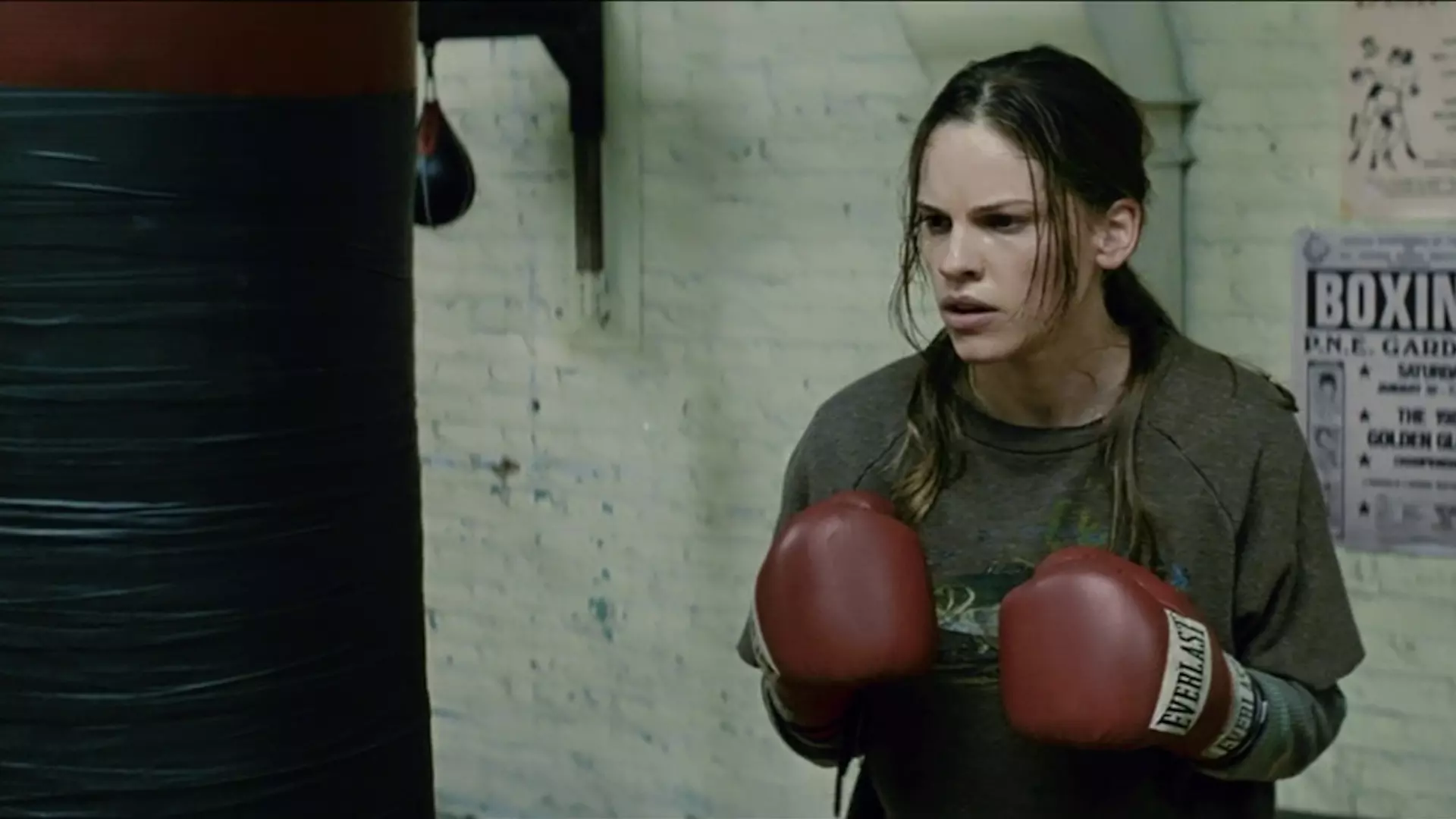 Beskrivende bilde relatert til innholdet i filmen "Million Dollar Baby"