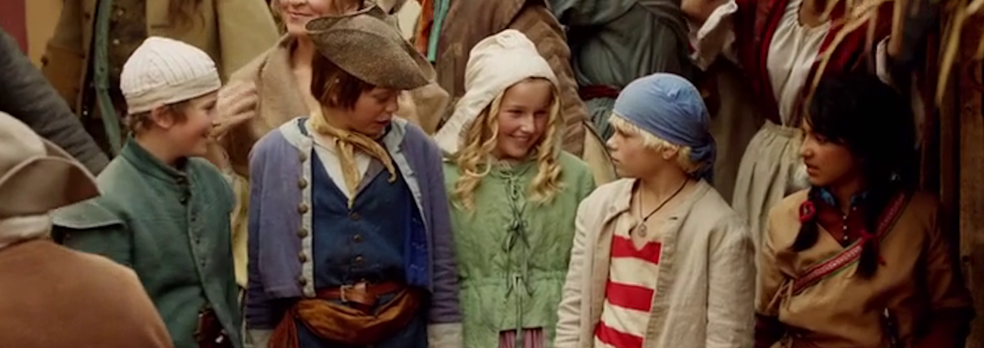 Beskrivende bilde relatert til innholdet i filmen "Kaptein Sabeltann - Pinky og Ravn i Abra havn - Episode 6"
