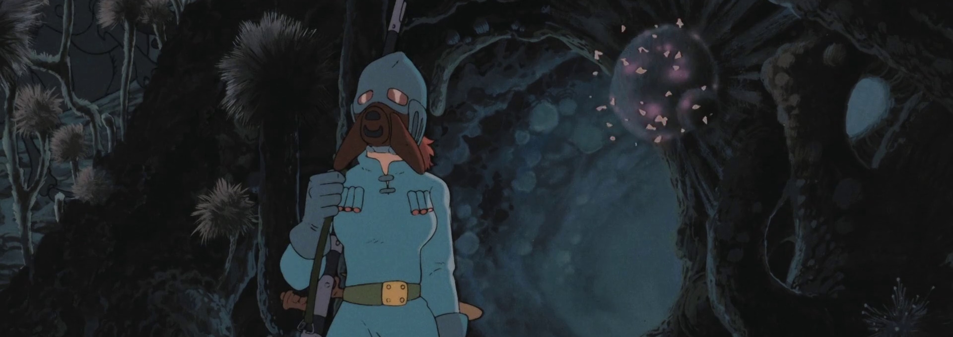 Beskrivende bilde relatert til innholdet i filmen "Nausicaä - prinsessen fra Vindens dal"