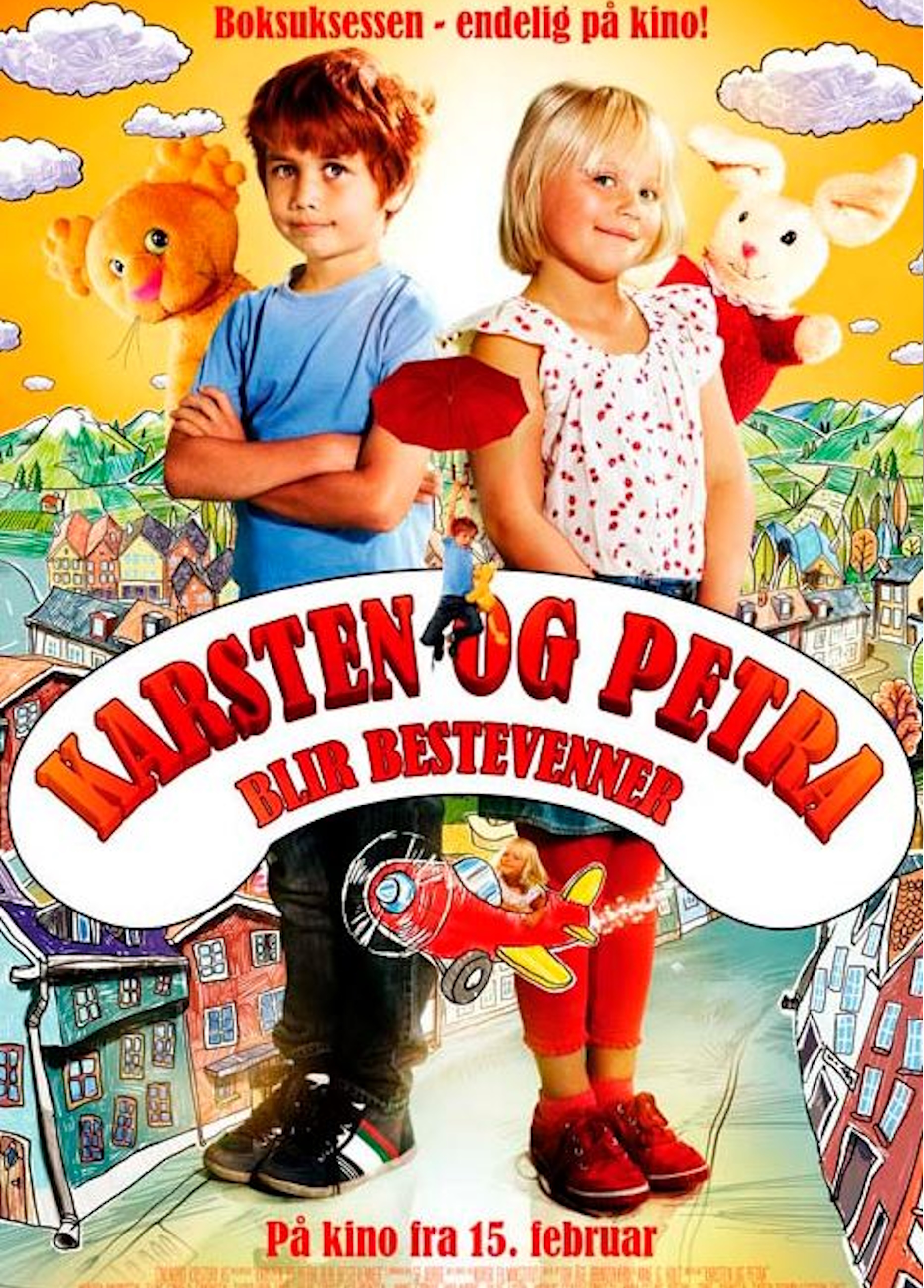 Beskrivende bilde relatert til innholdet i filmen "Karsten og Petra blir bestevenner"