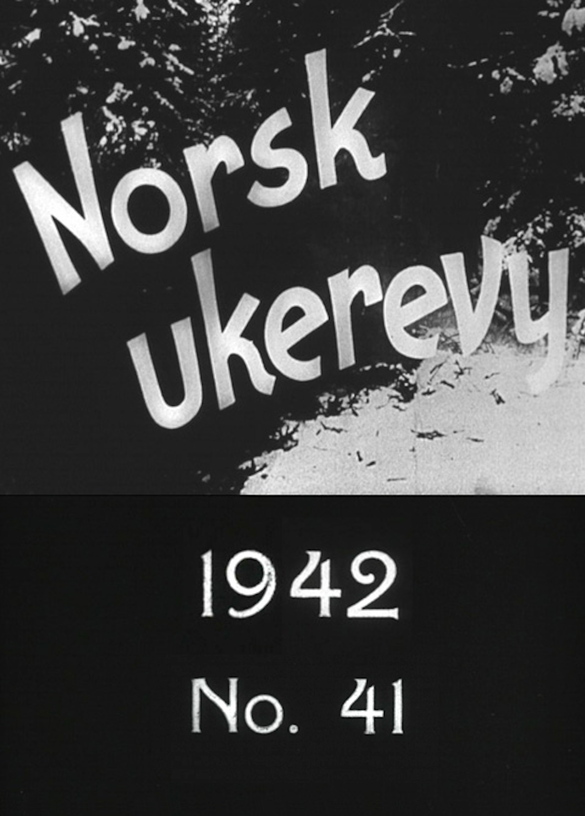 Beskrivende bilde relatert til innholdet i filmen "Norsk ukerevy nr. 41, 1942"