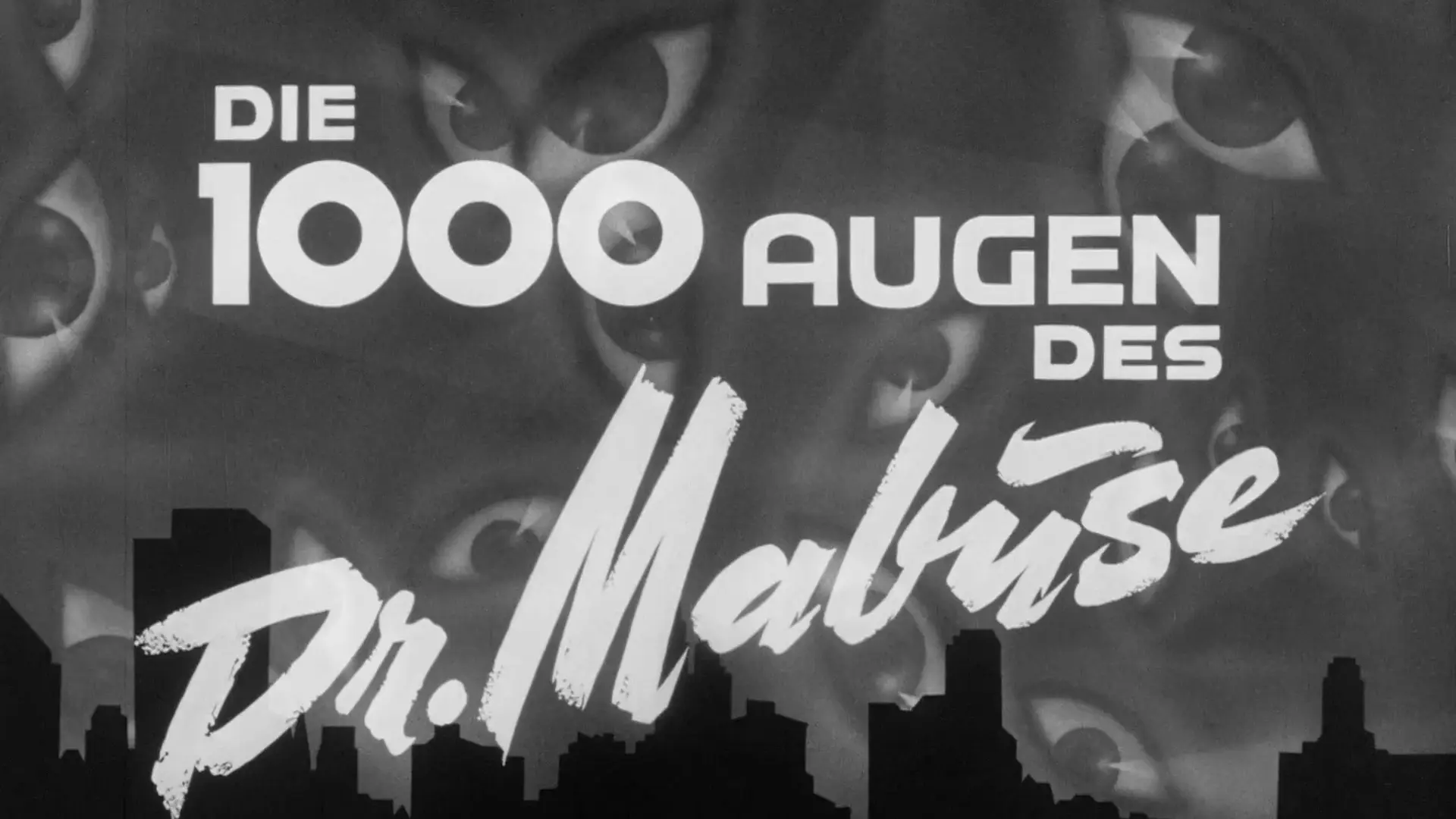 Beskrivende bilde relatert til innholdet i filmen "Dr. Mabuses 1000 øyne"