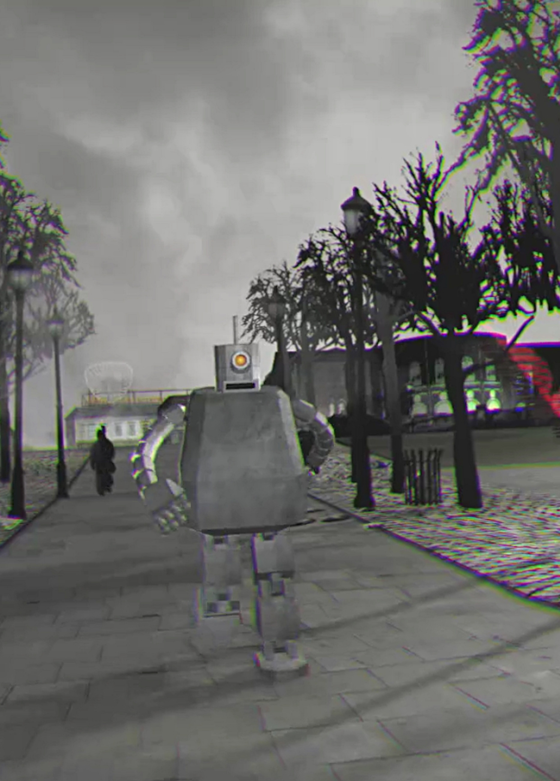 Beskrivende bilde relatert til innholdet i filmen "Selfdestructive Robot"