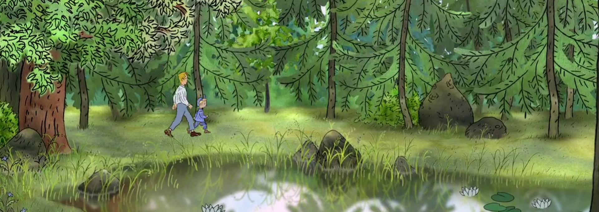 Beskrivende bilde relatert til innholdet i filmen "Emil og Ida i Lønneberget"