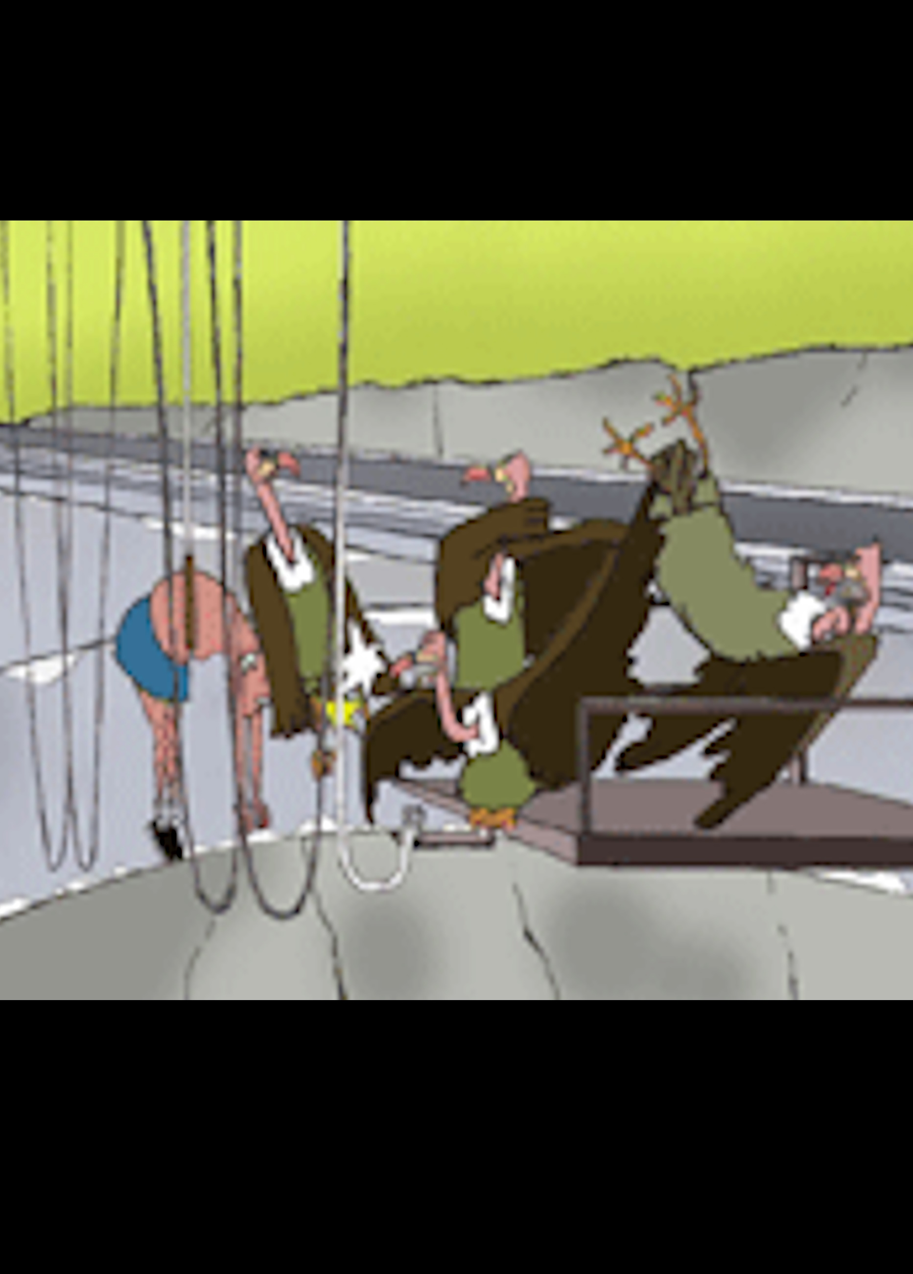 Beskrivende bilde relatert til innholdet i filmen "bungee jump skeleton man, The"