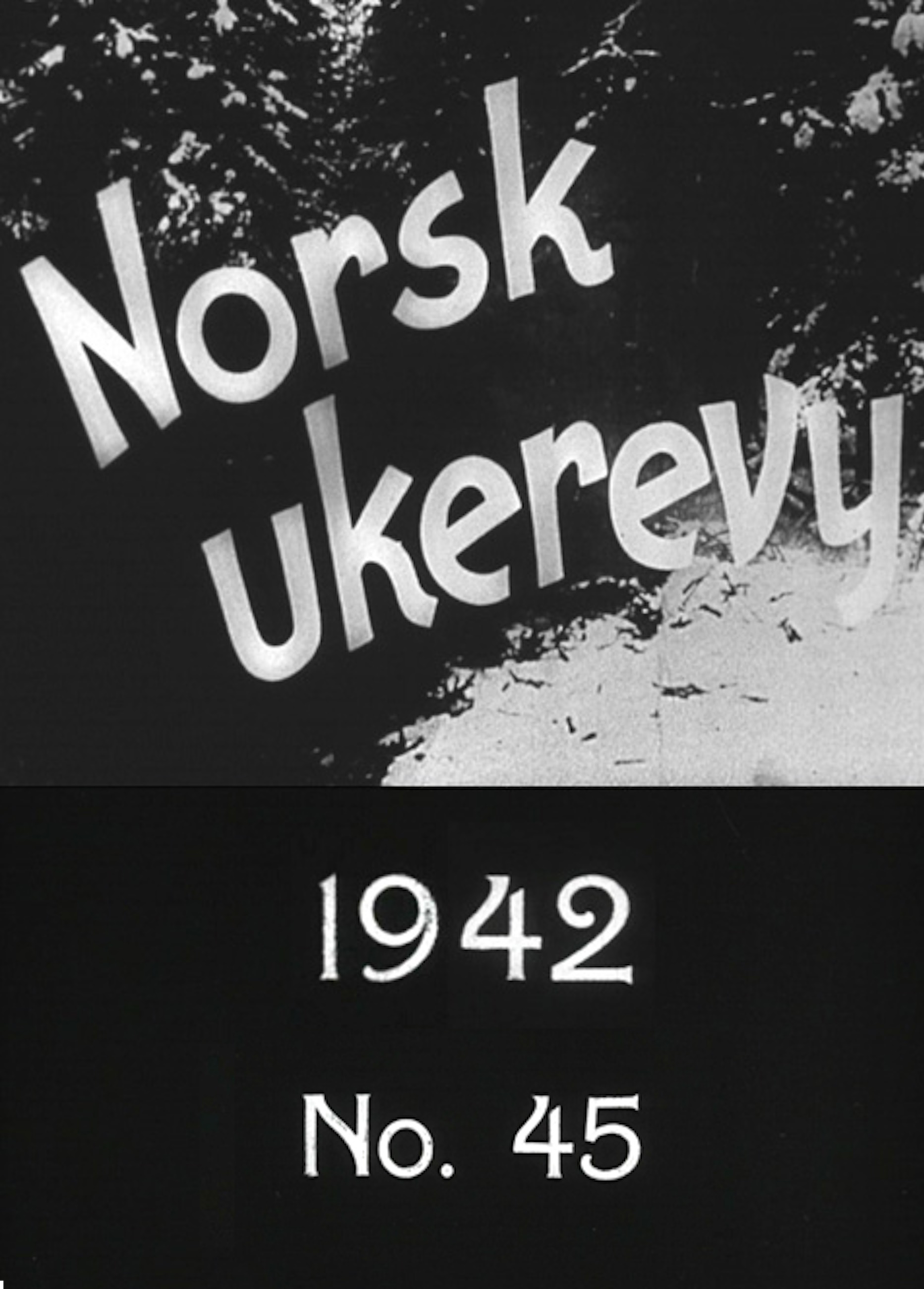 Beskrivende bilde relatert til innholdet i filmen "Norsk ukerevy nr. 45, 1942"