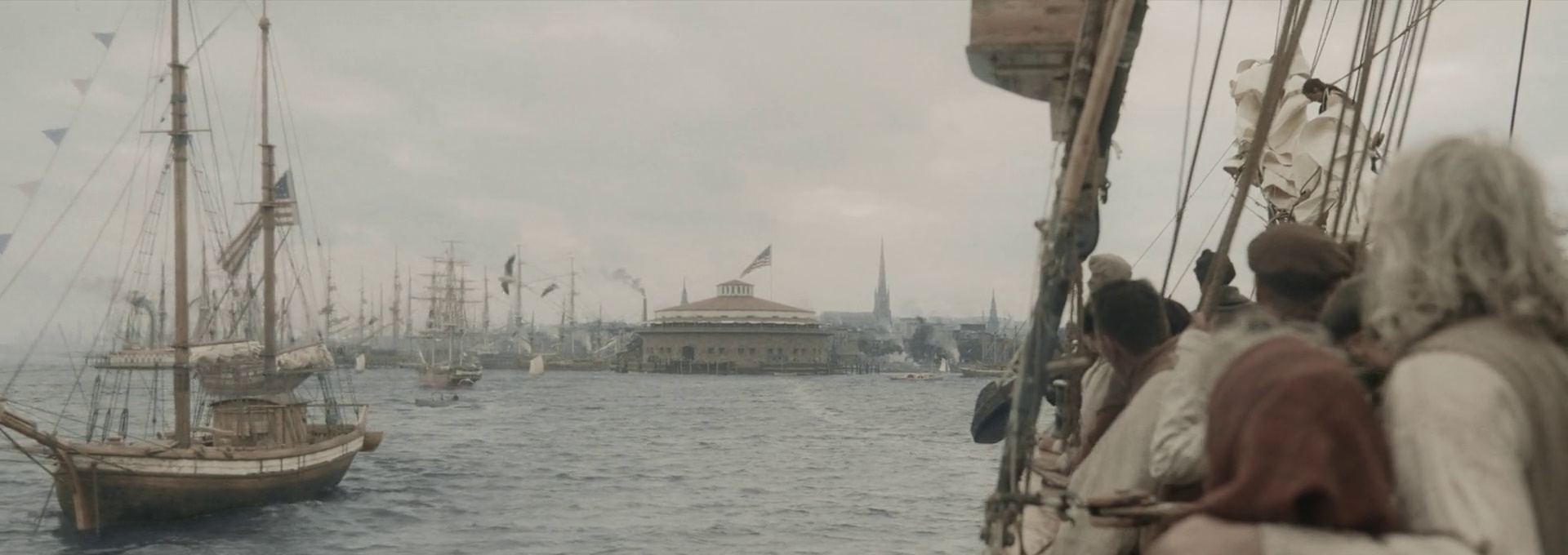Beskrivende bilde relatert til innholdet i filmen "Utvandrerne"