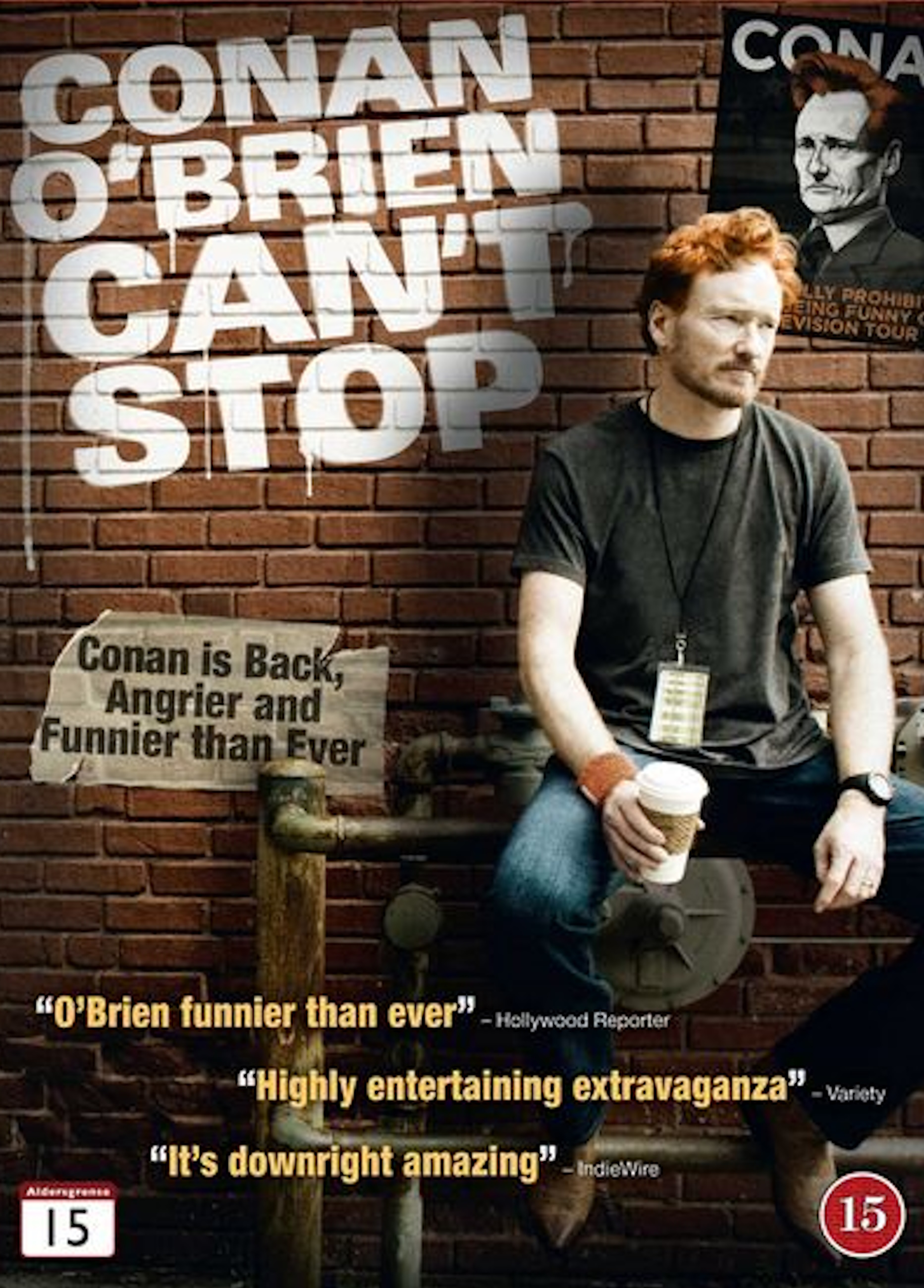 Beskrivende bilde relatert til innholdet i filmen "Conan O'Brian Can't stop"
