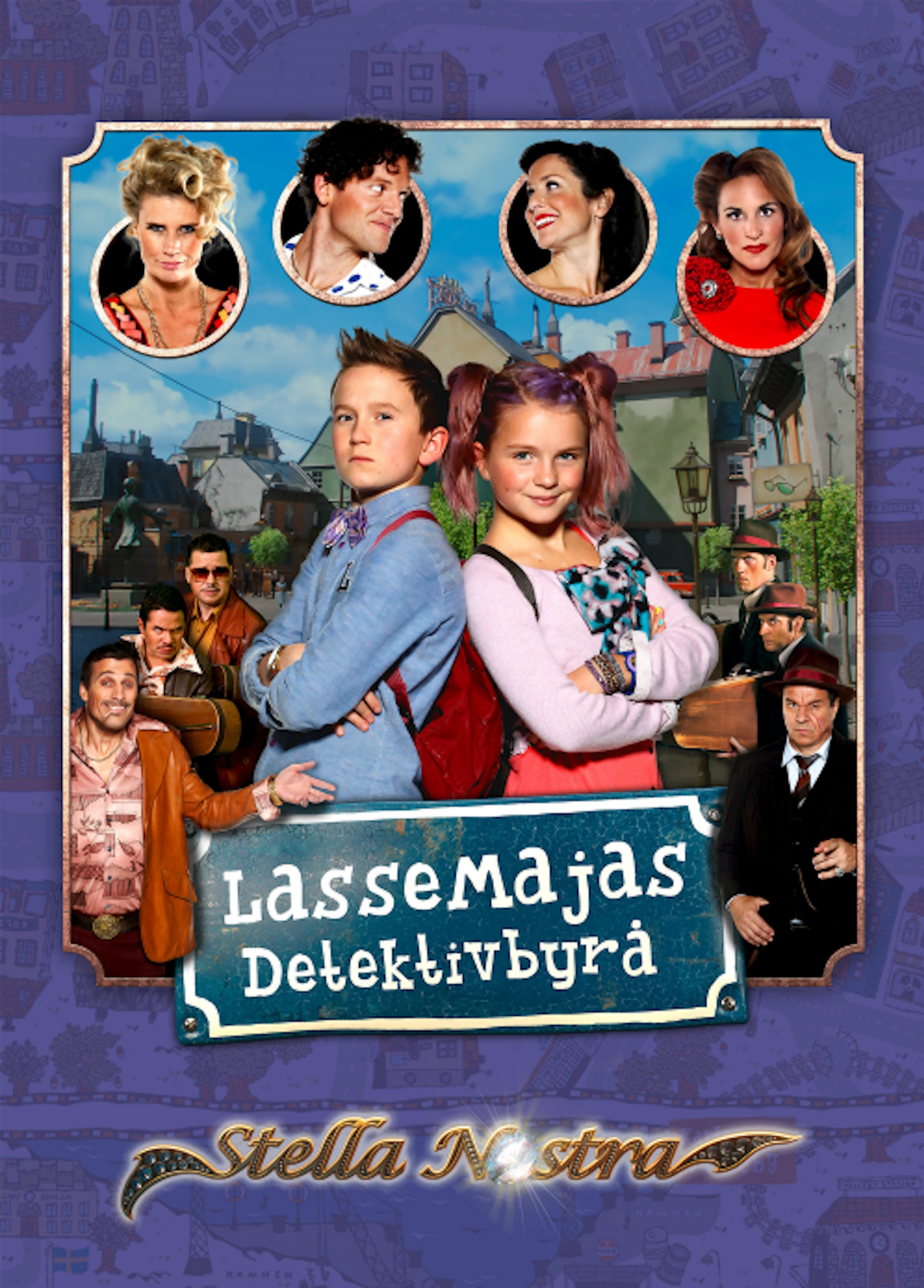 Beskrivende bilde relatert til innholdet i filmen "LasseMajas detektivbyrå - Stella Nostra"