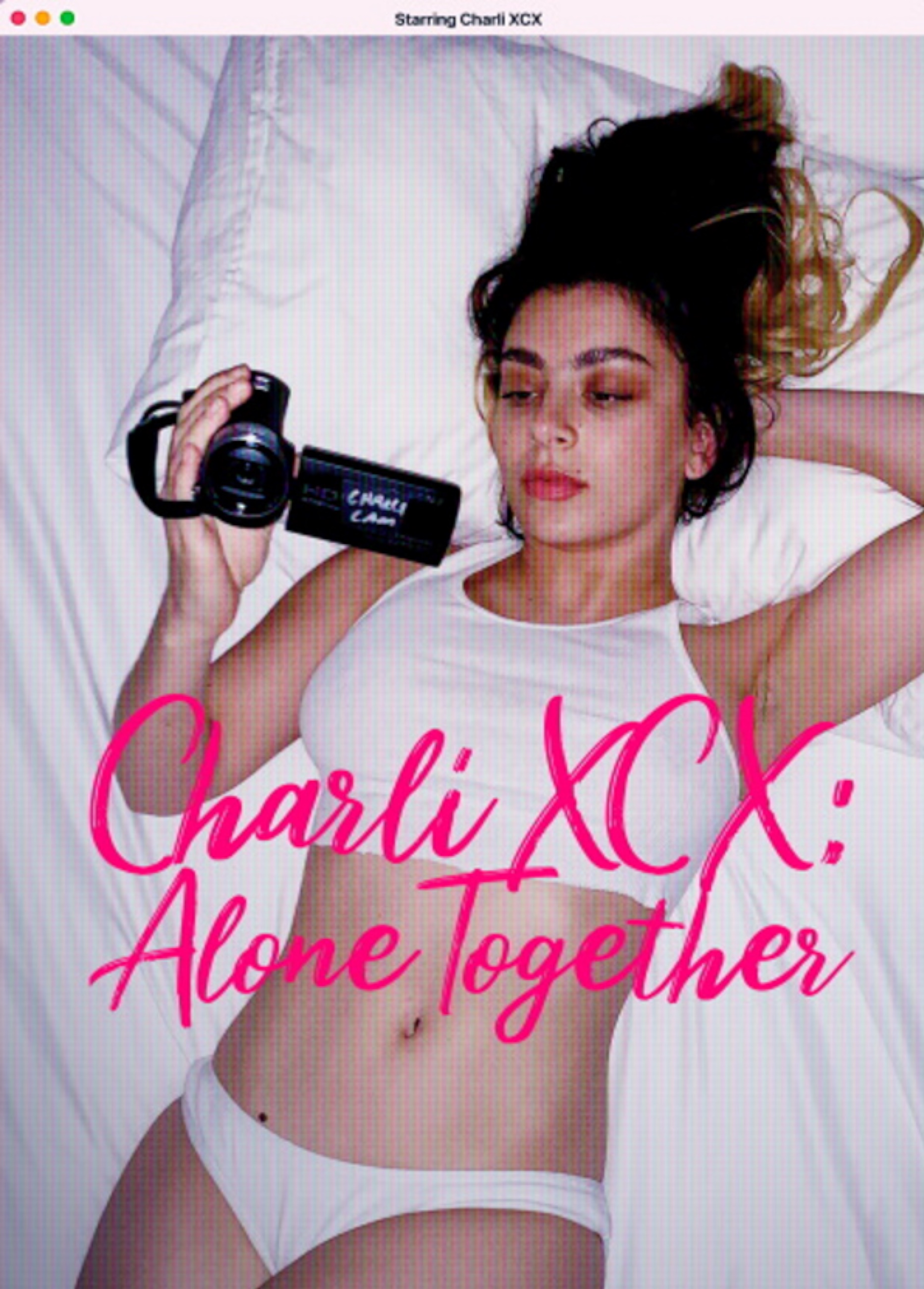 Beskrivende bilde relatert til innholdet i filmen "Charli XCX: Alone Together"