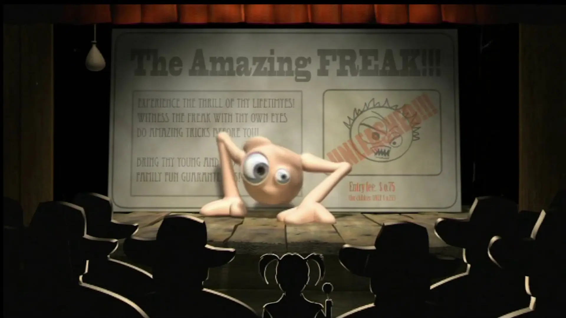 Beskrivende bilde relatert til innholdet i filmen "The freak"