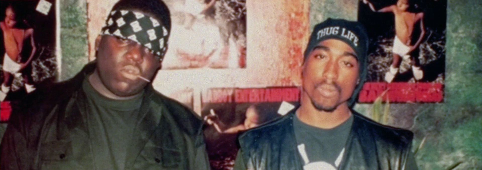 Beskrivende bilde relatert til innholdet i filmen "Biggie and Tupac"