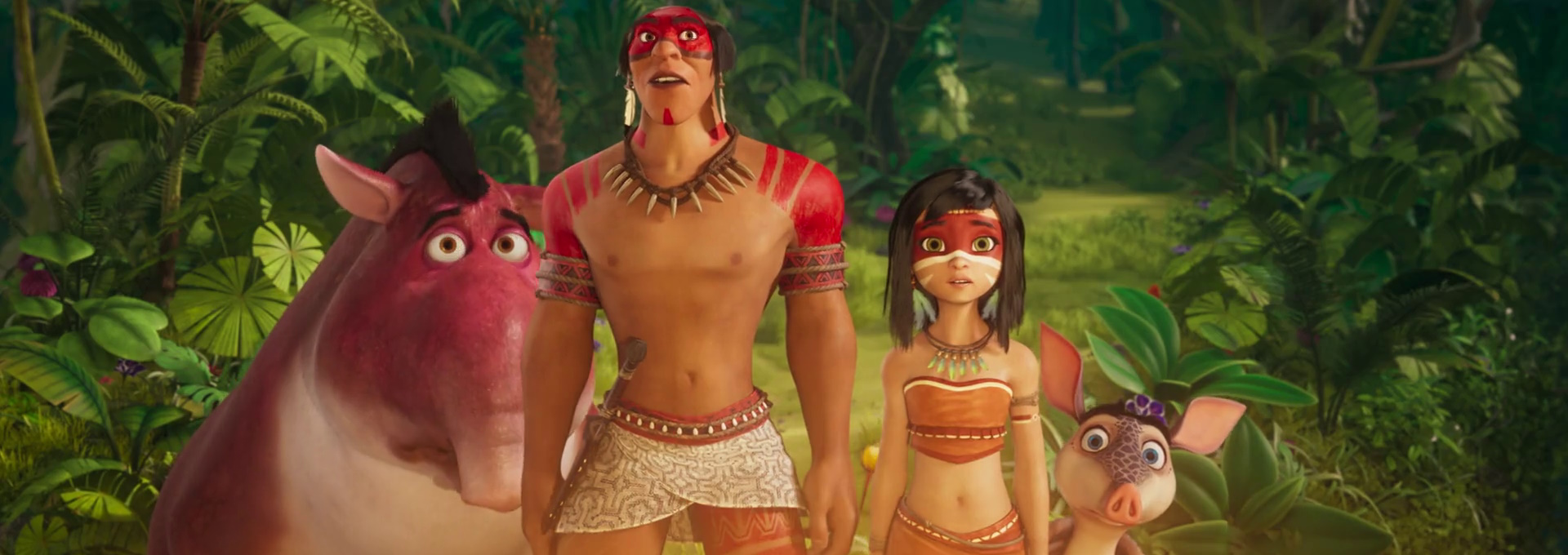 Beskrivende bilde relatert til innholdet i filmen "Ainbo - Amazonas vokter"
