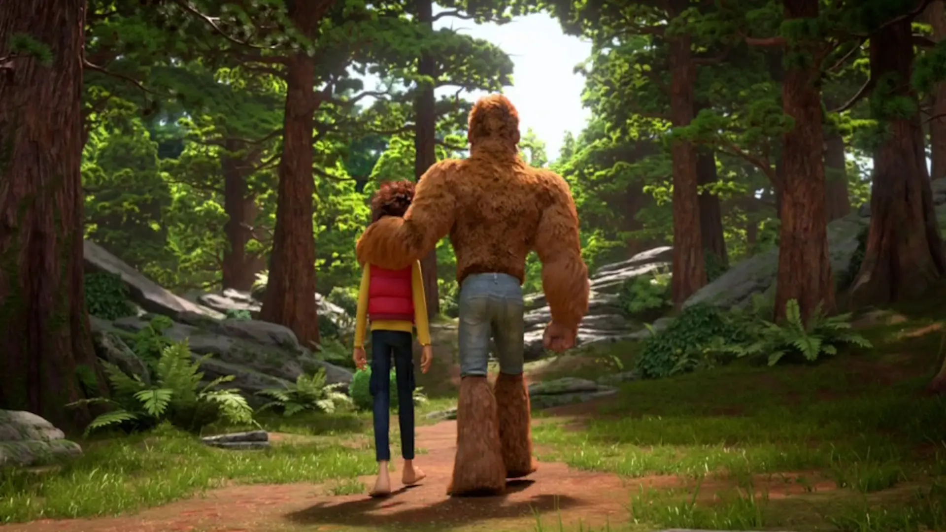 Beskrivende bilde relatert til innholdet i filmen "Bigfoot Junior"