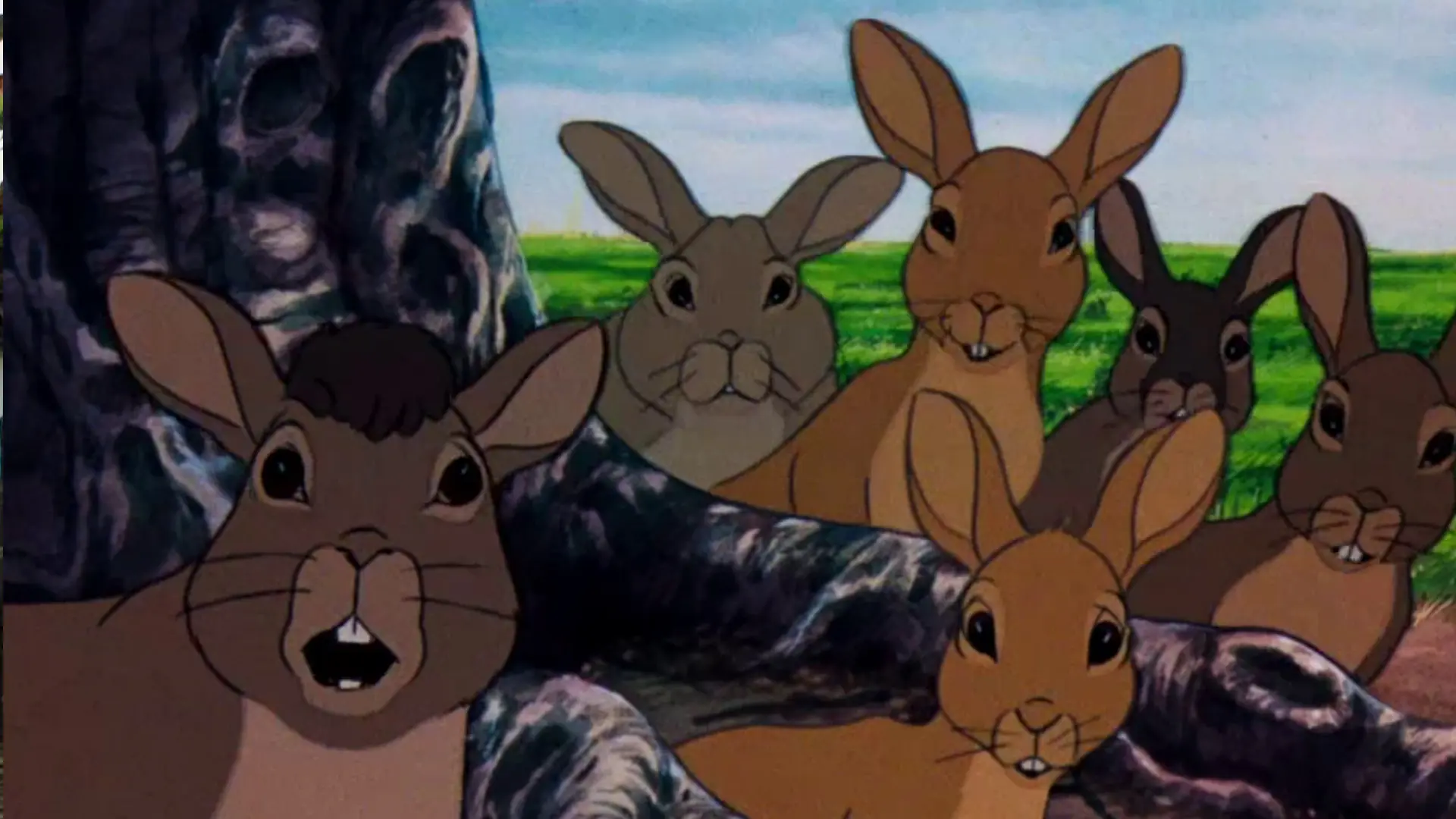 Beskrivende bilde relatert til innholdet i filmen "Watership Down"