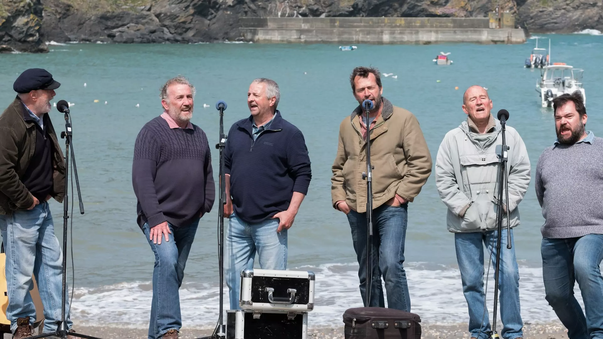 Beskrivende bilde relatert til innholdet i filmen "Fisherman's Friends"