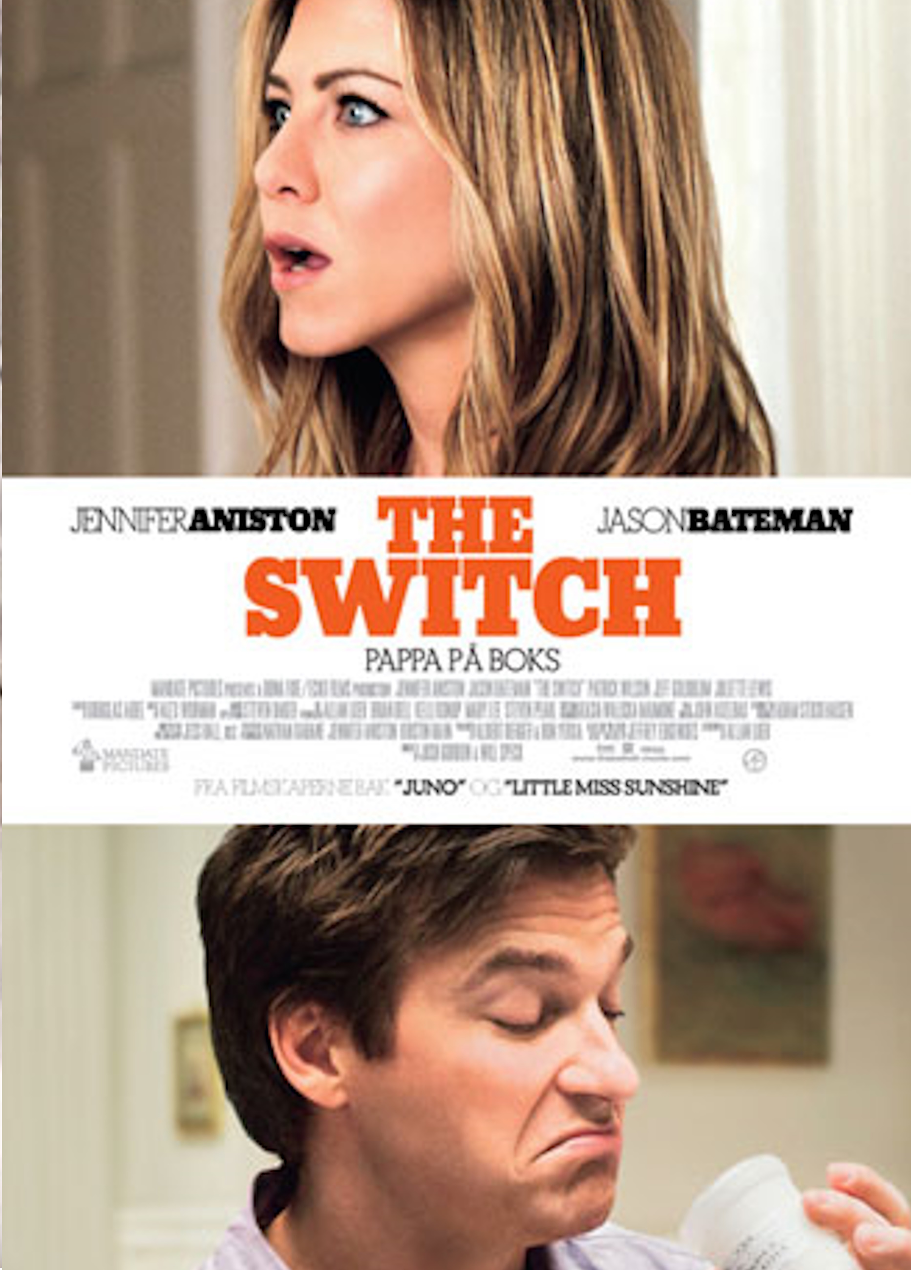 Beskrivende bilde relatert til innholdet i filmen "The Switch - Pappa på boks"