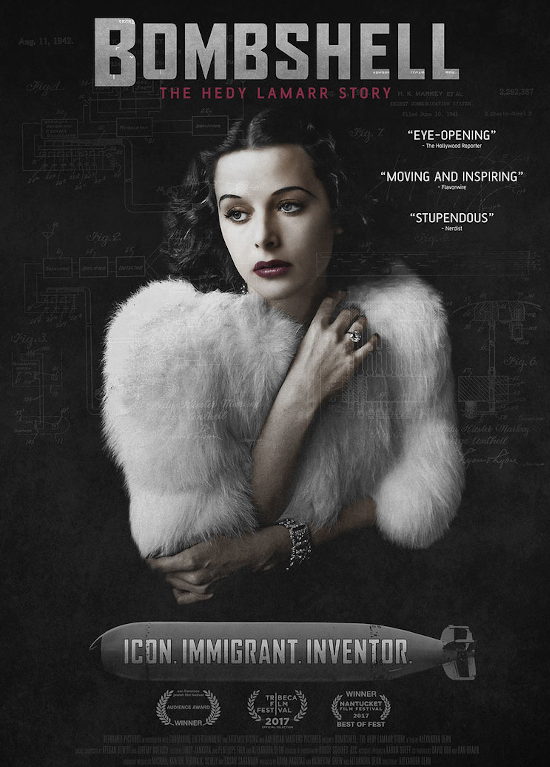 Beskrivende bilde relatert til innholdet i filmen "Bombshell: The Hedy Lamarr Story"