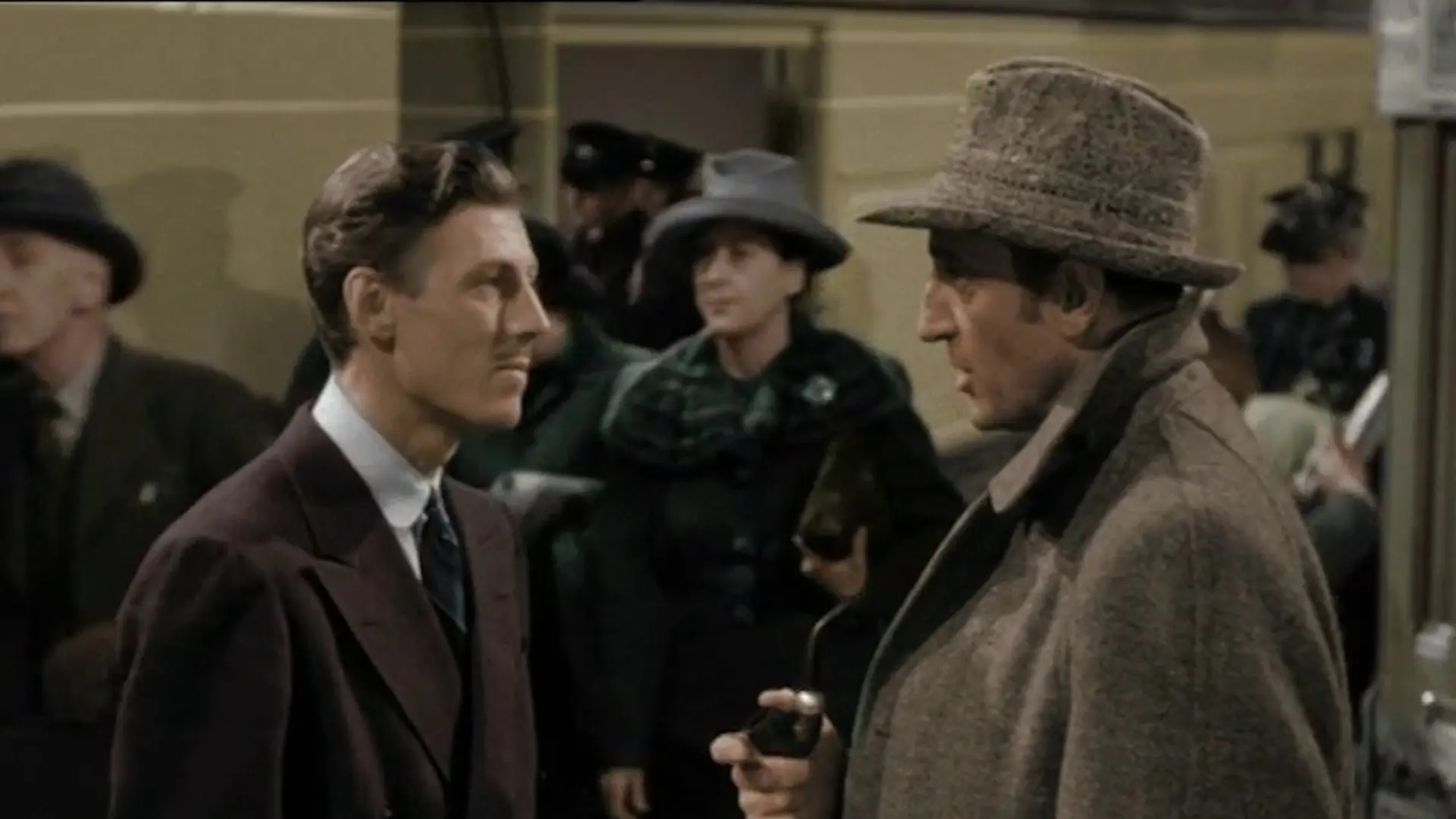 Beskrivende bilde relatert til innholdet i filmen "Sherlock Holmes - Terror by night"