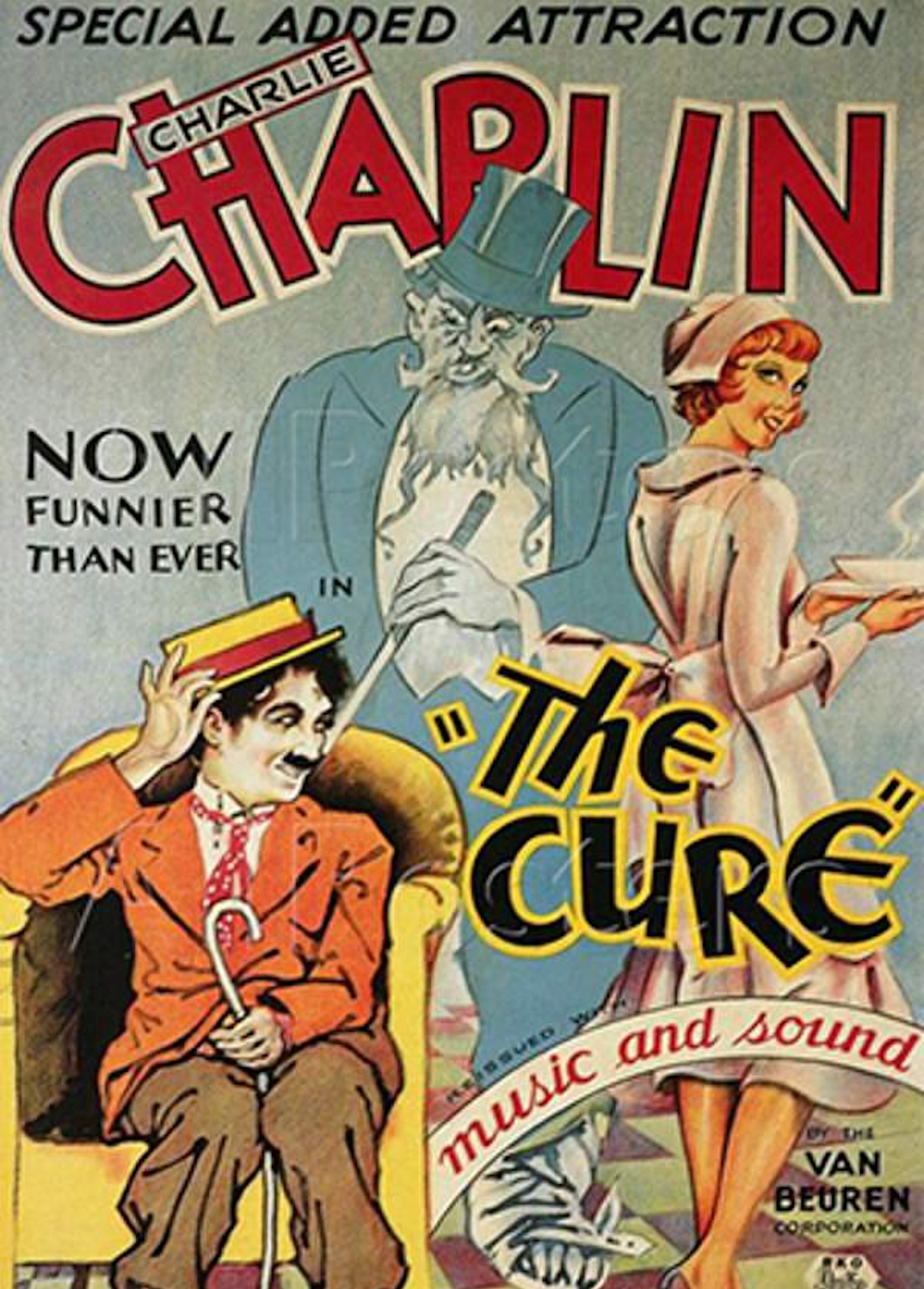 Beskrivende bilde relatert til innholdet i filmen "Chaplin i Kurbad"
