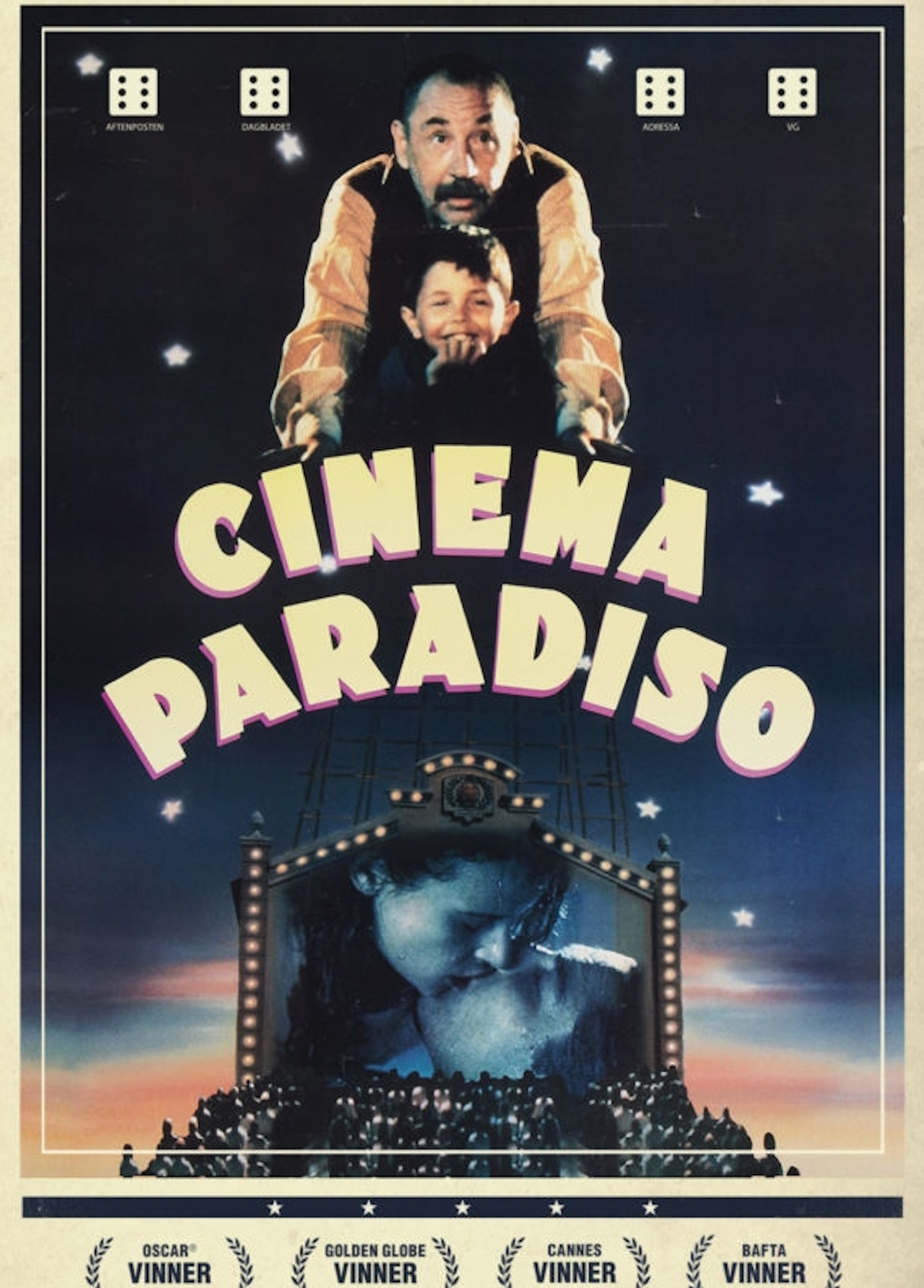 Beskrivende bilde relatert til innholdet i filmen "Cinema Paradiso"