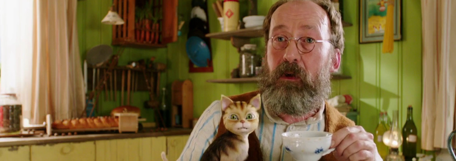 Beskrivende bilde relatert til innholdet i filmen "Gubben og Katten: Masekråker og bestevenner"